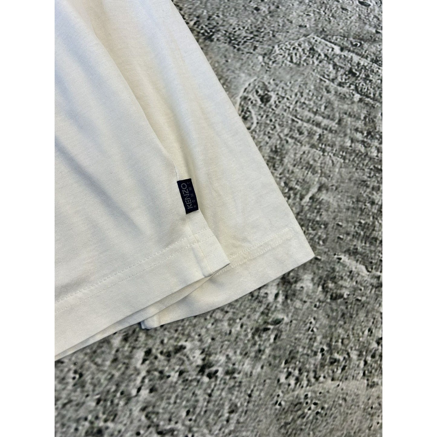 Kenzo Long Sleeve T-Shirt Polo top white Homme