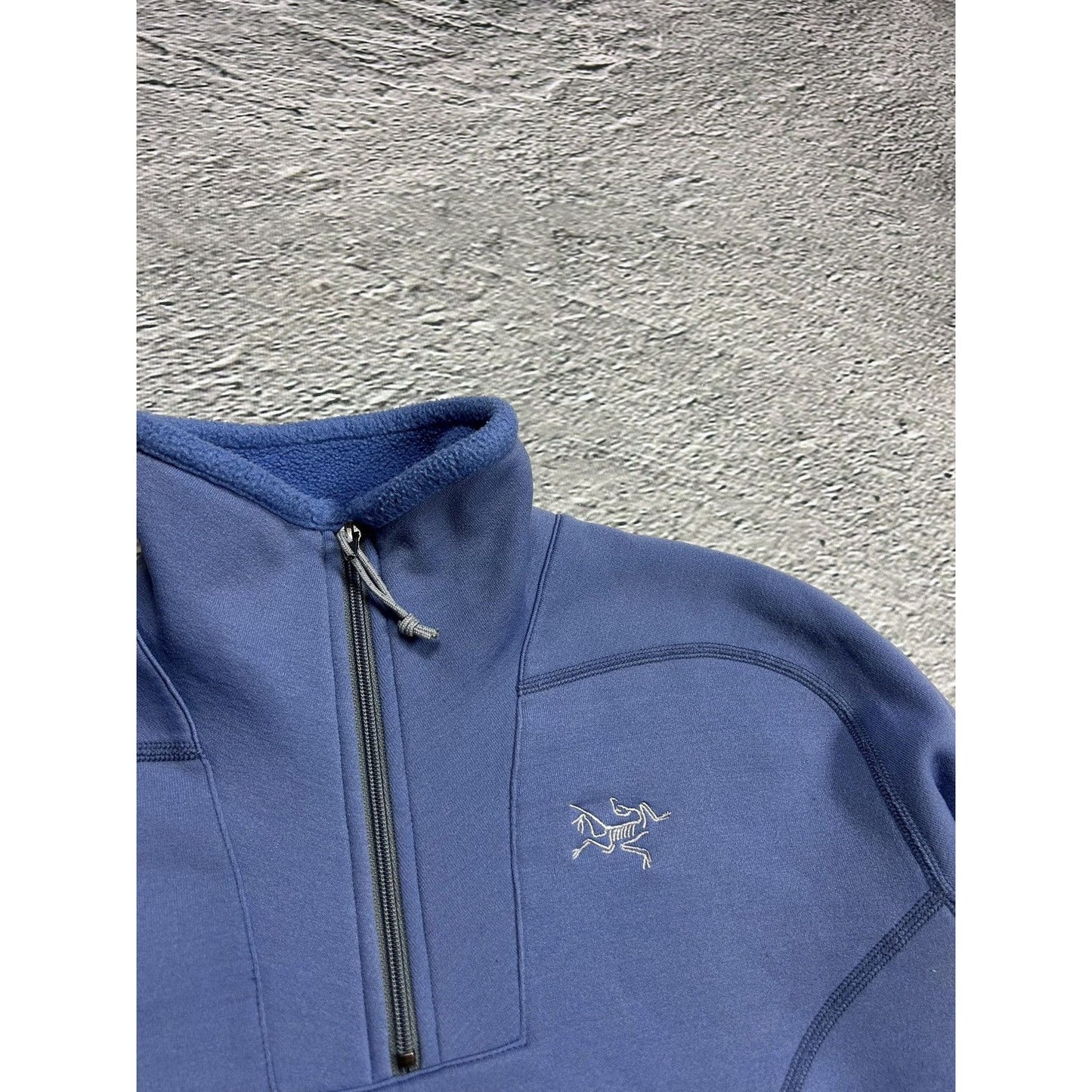 Arc’teryx fleece halfzip sweatshirt blue