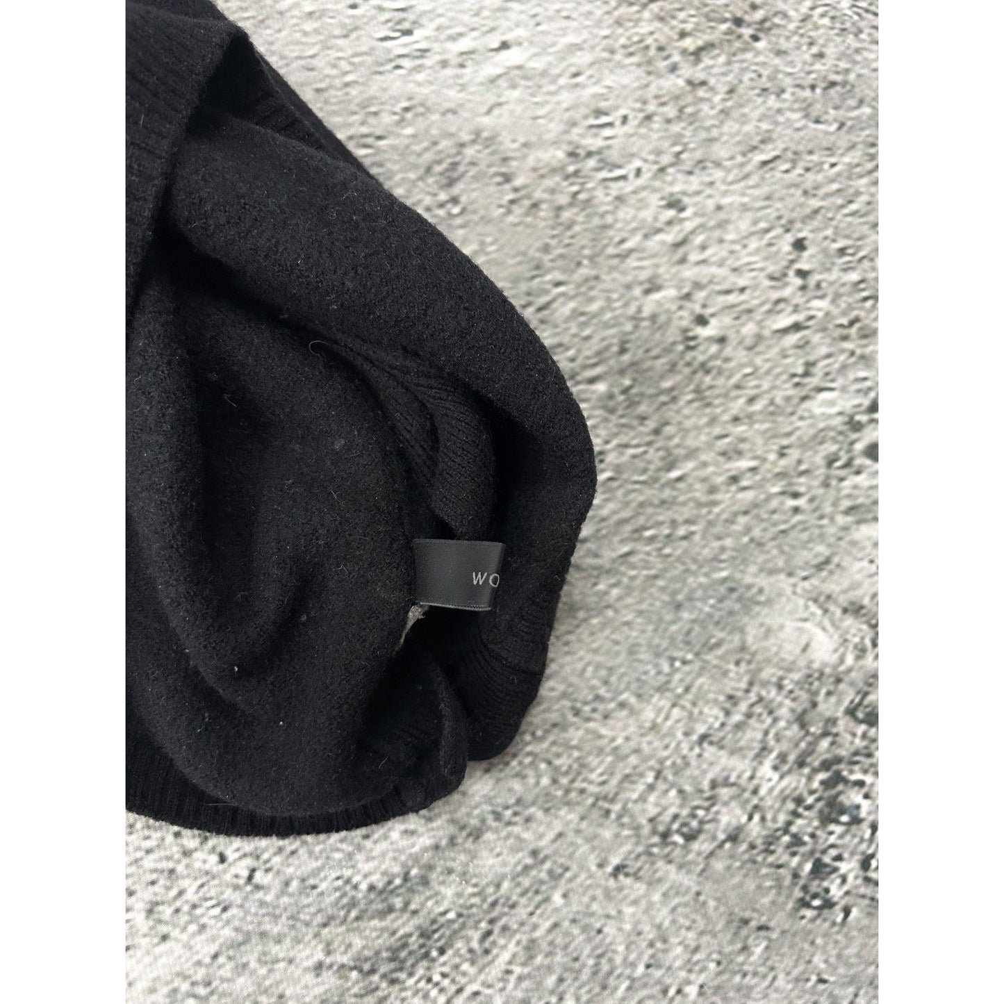 Wooyoungmi Sleeveless Knit sweater vest black button up top