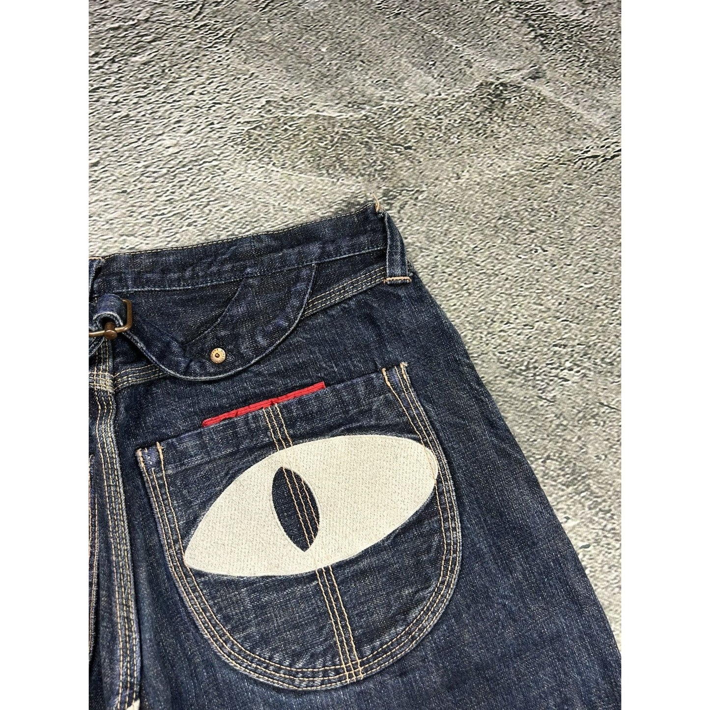 Evisu Yamane face jeans vintage selvedge denim Japan RARE