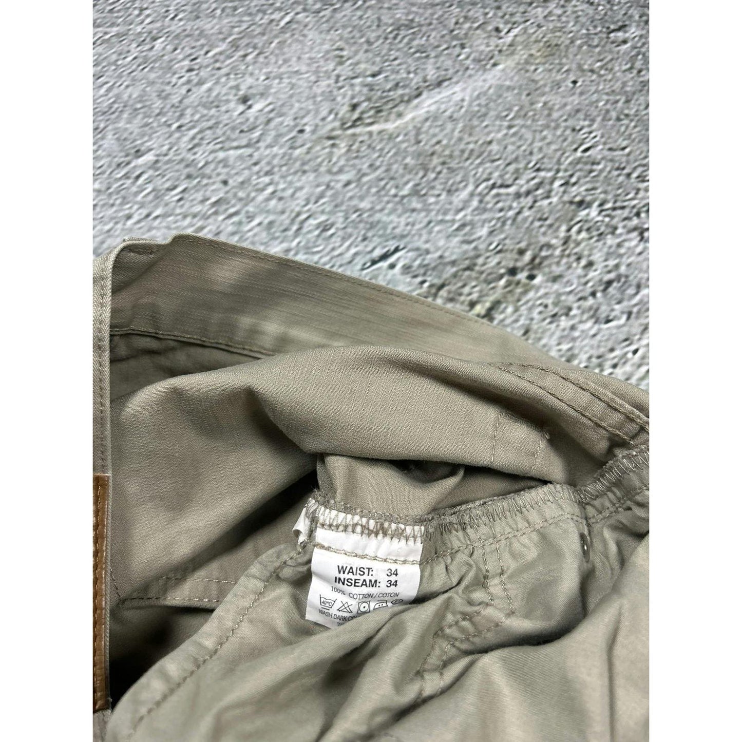 90s Yves Saint Laurent vintage YSL beige chino pants