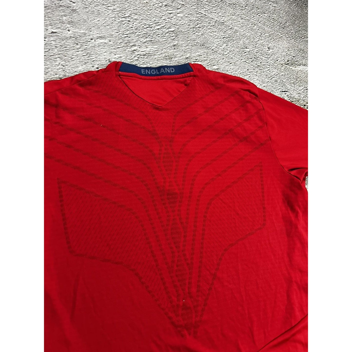 England vintage Umbro jersey 2008 2010 red away