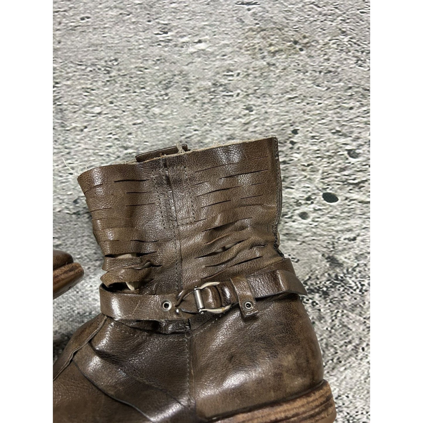 Airstep A.S.98 Samurai leather shoes boots cowboy