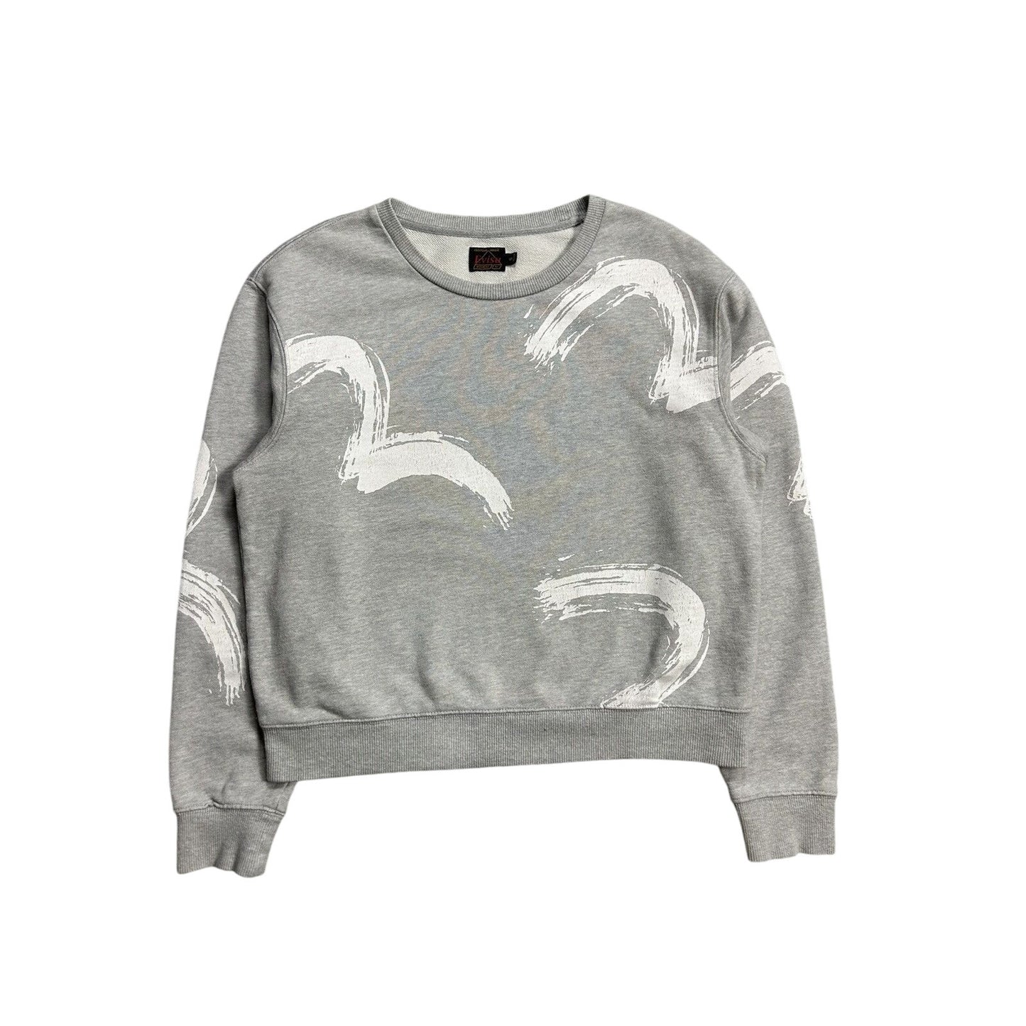 Evisu sweatshirt multilogo seagull vintage grey Y2K