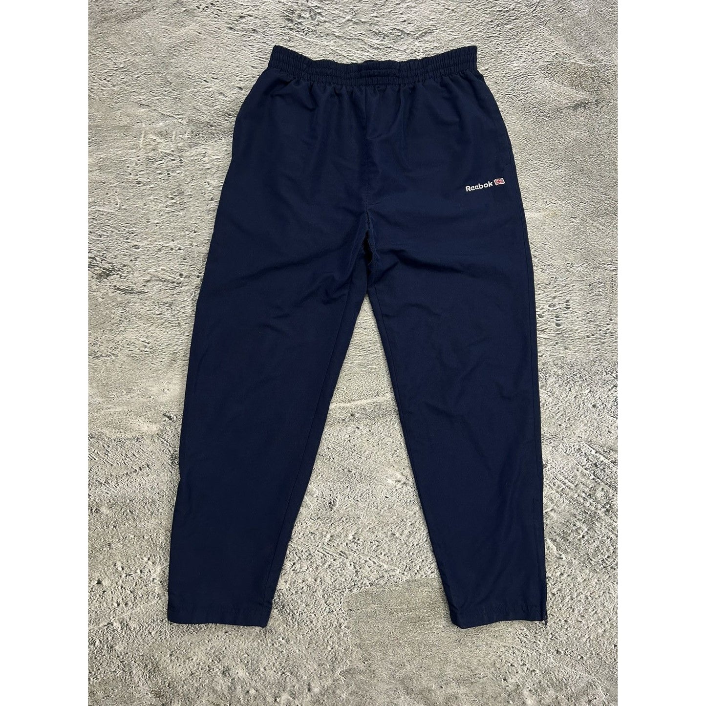 Reebok vintage track suit navy track pants nylon UK
