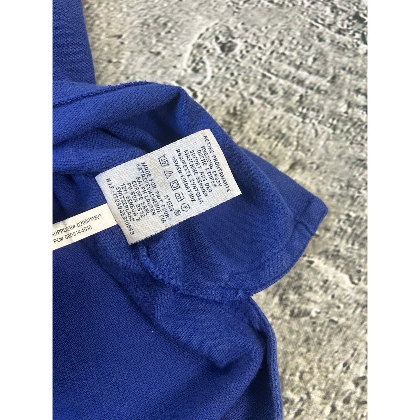Chief Keef Polo Ralph Lauren Italia vintage blue polo shirt