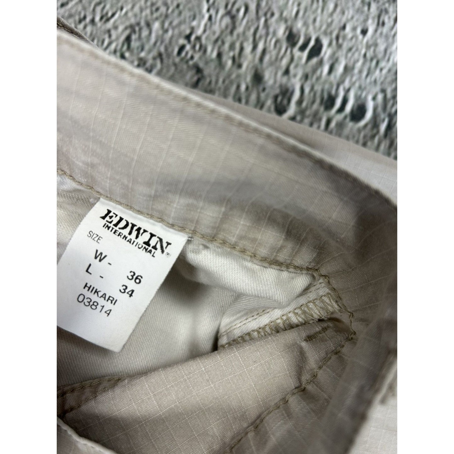 Edwin function Japanese Pants Hikari Beige