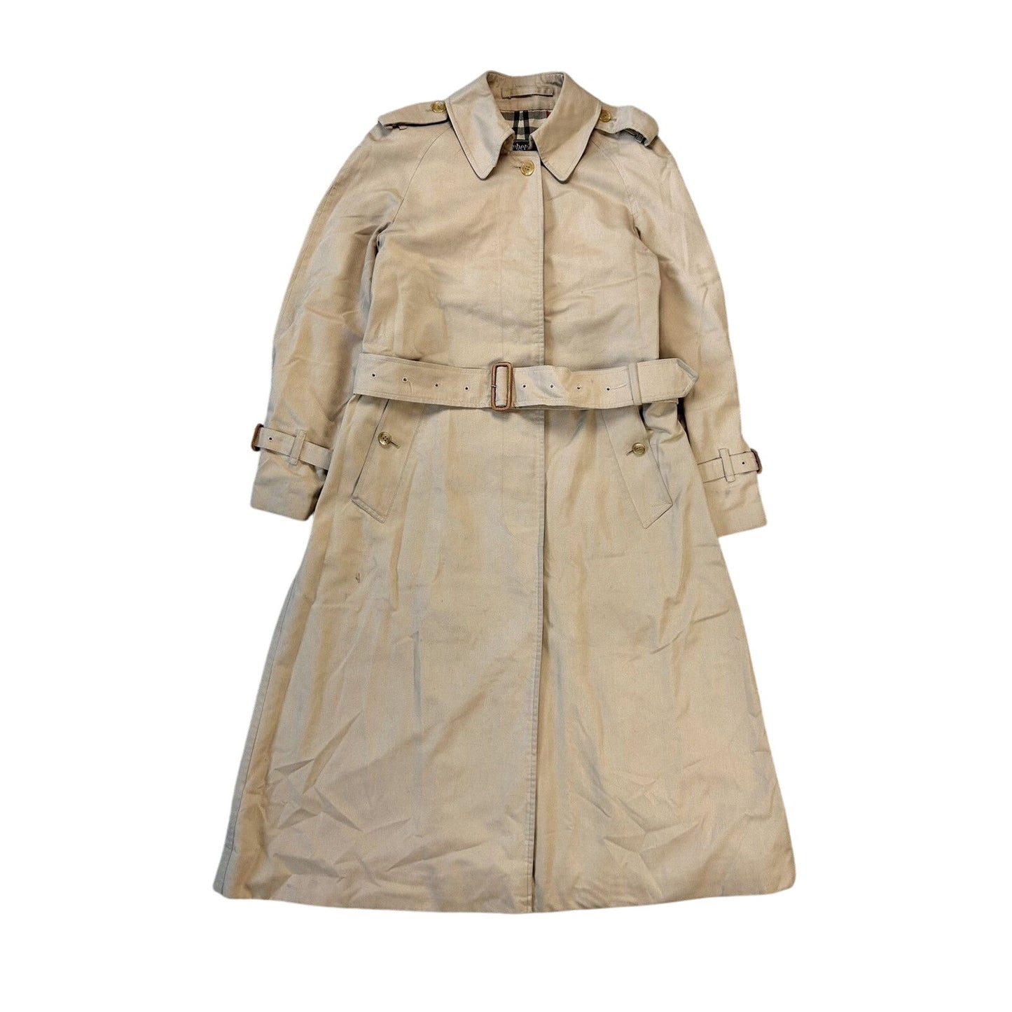 Burberrys coat trench beige vintage