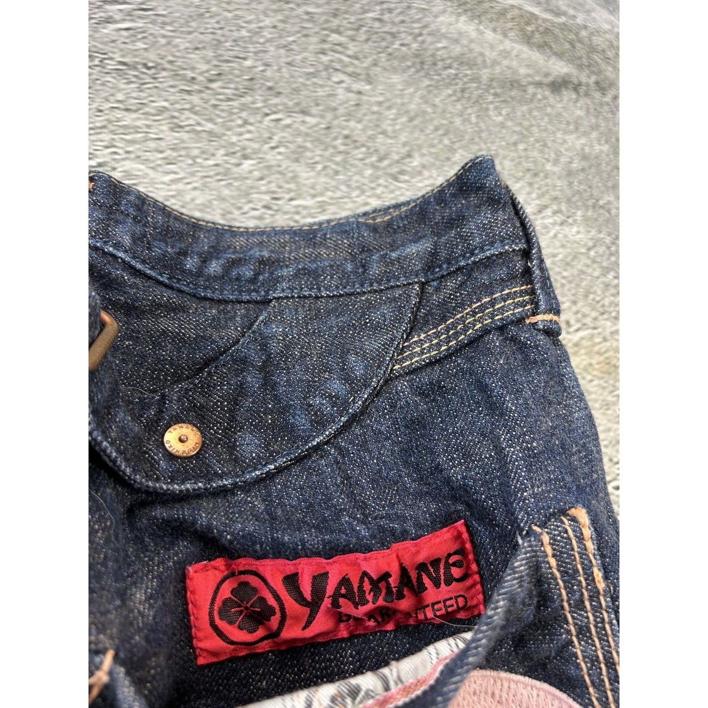 Evisu Yamane face jeans vintage selvedge denim Japan RARE