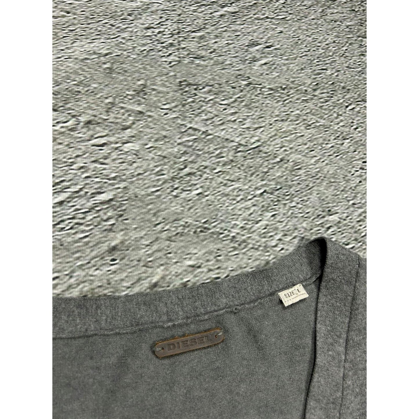 Diesel cardigan vintage sweater grey Y2K