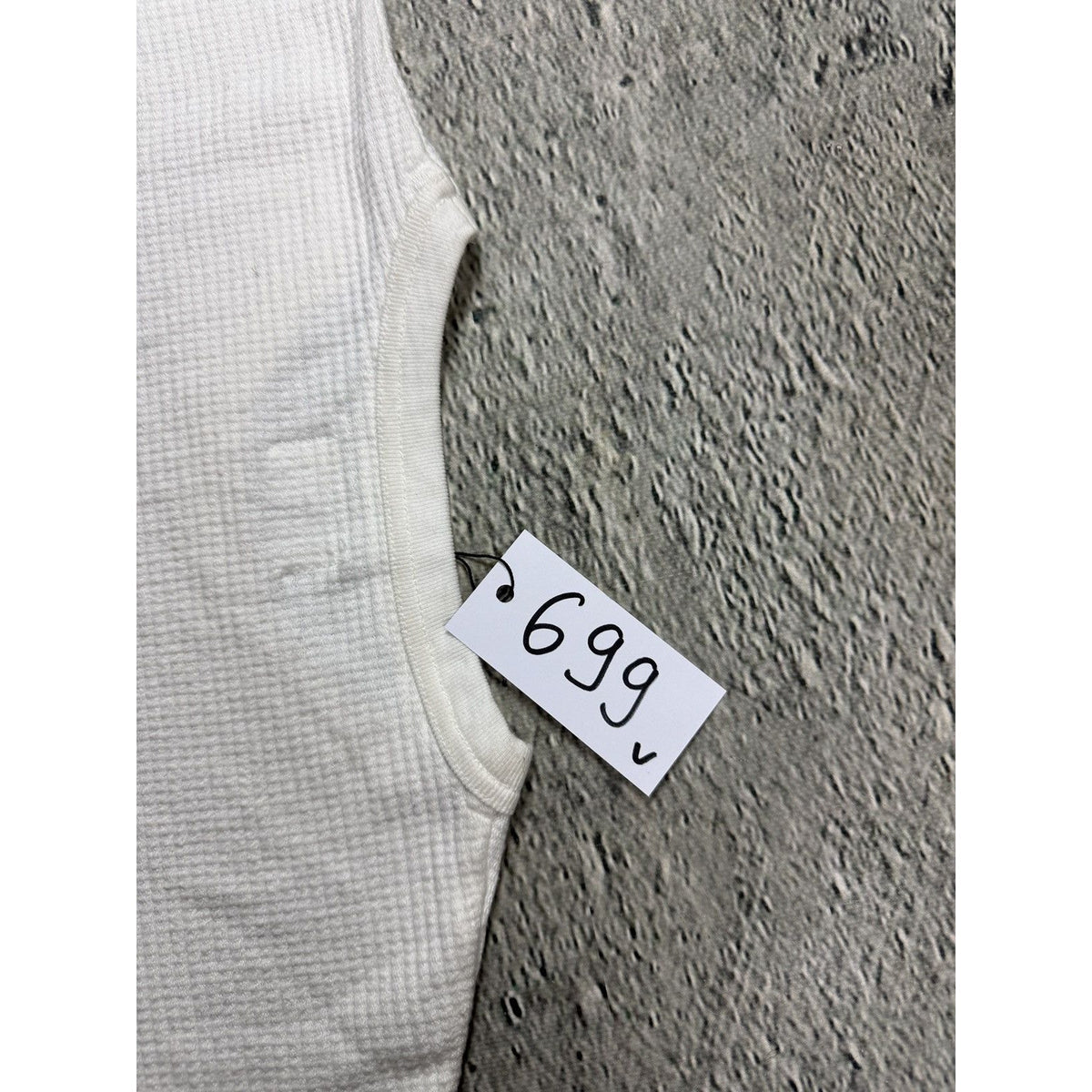 Number (N)ine NN Waffle Longsleeve thermal embroidery