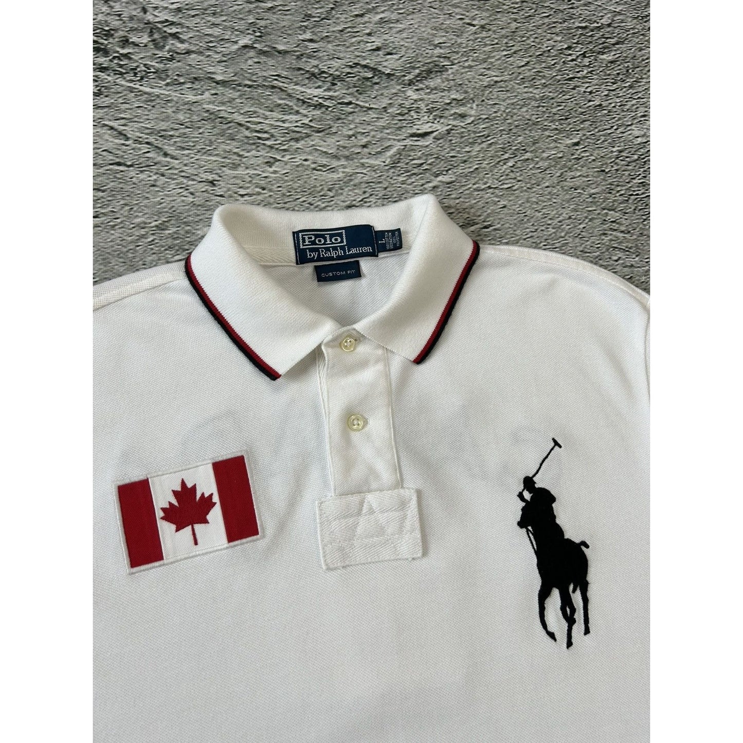 Chief Keef Polo Ralph Lauren Canada vintage big pony white