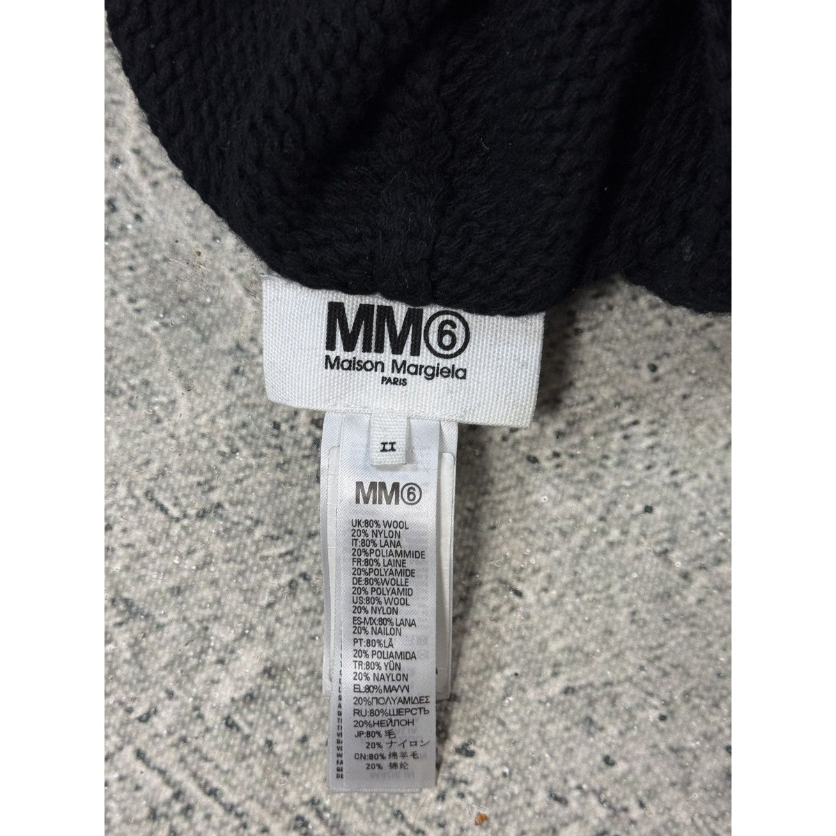 Maison Margiela MM6 Wool beanie black
