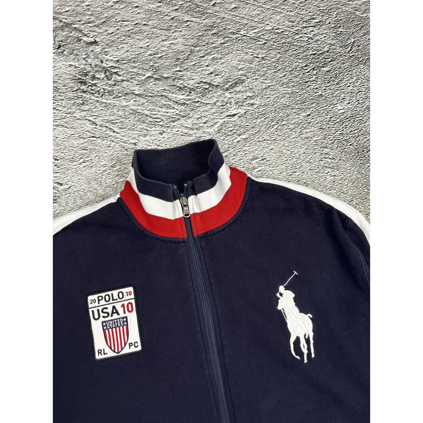 Chief Keef Polo Ralph Lauren zip sweatshirt USA big pony