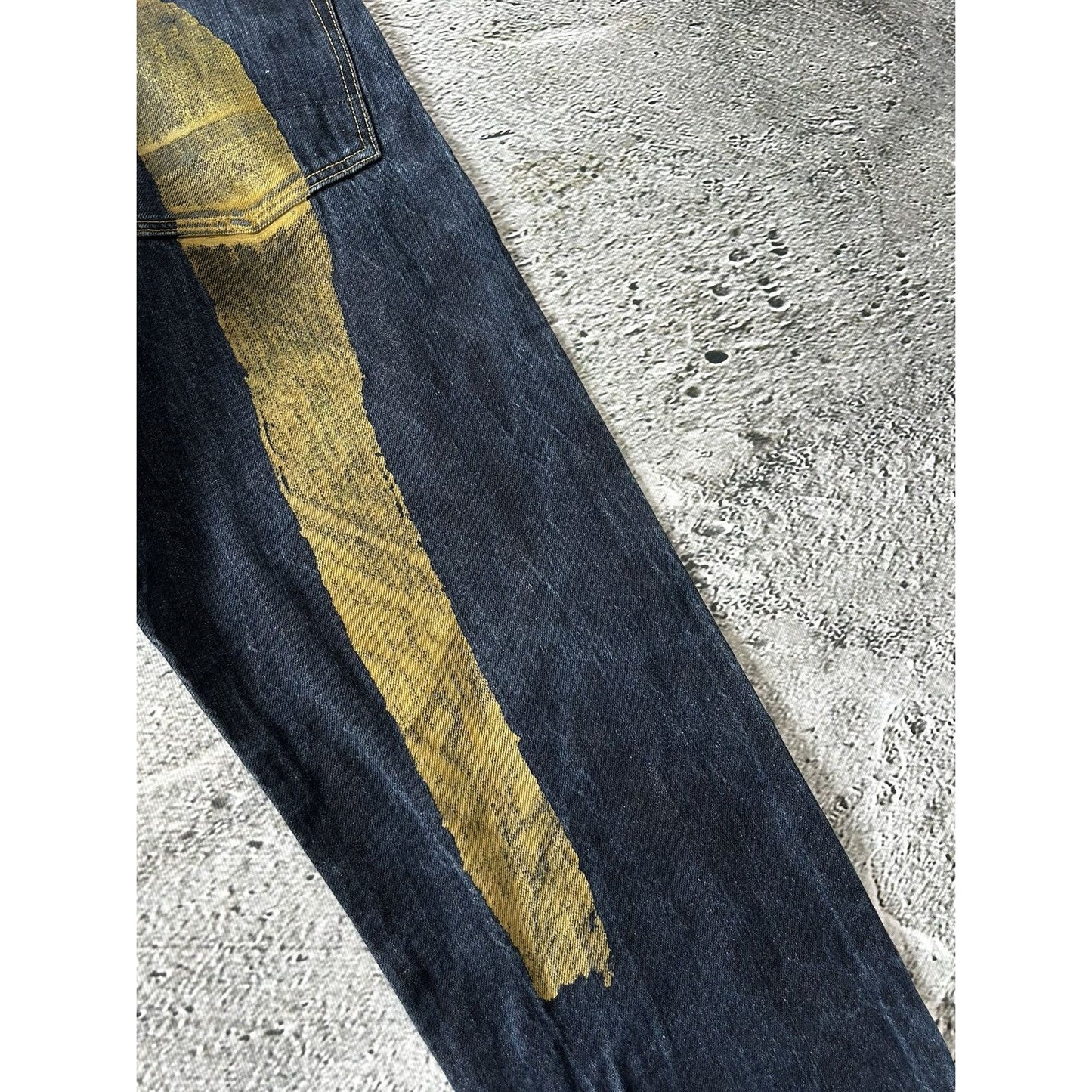 Evisu jeans daicock big logo gold selvedge denim Japan
