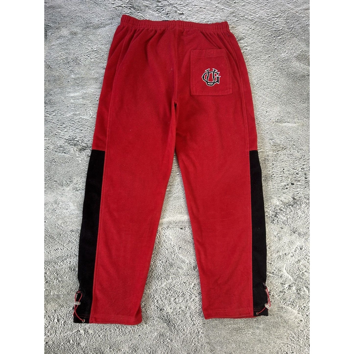 G Unit Track Suit red big logo vintage velour set 50 Cent