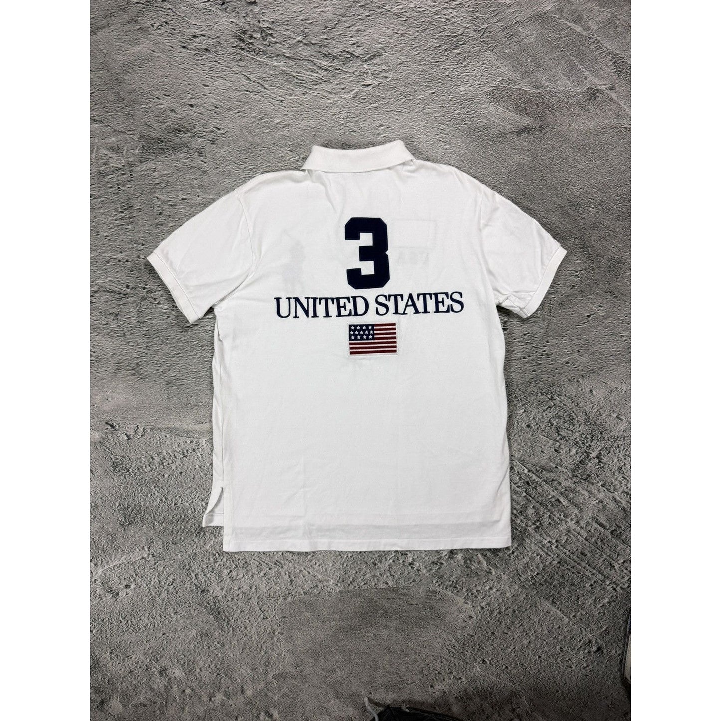Chief Keef Polo Ralph Lauren white USA polo T-shirt