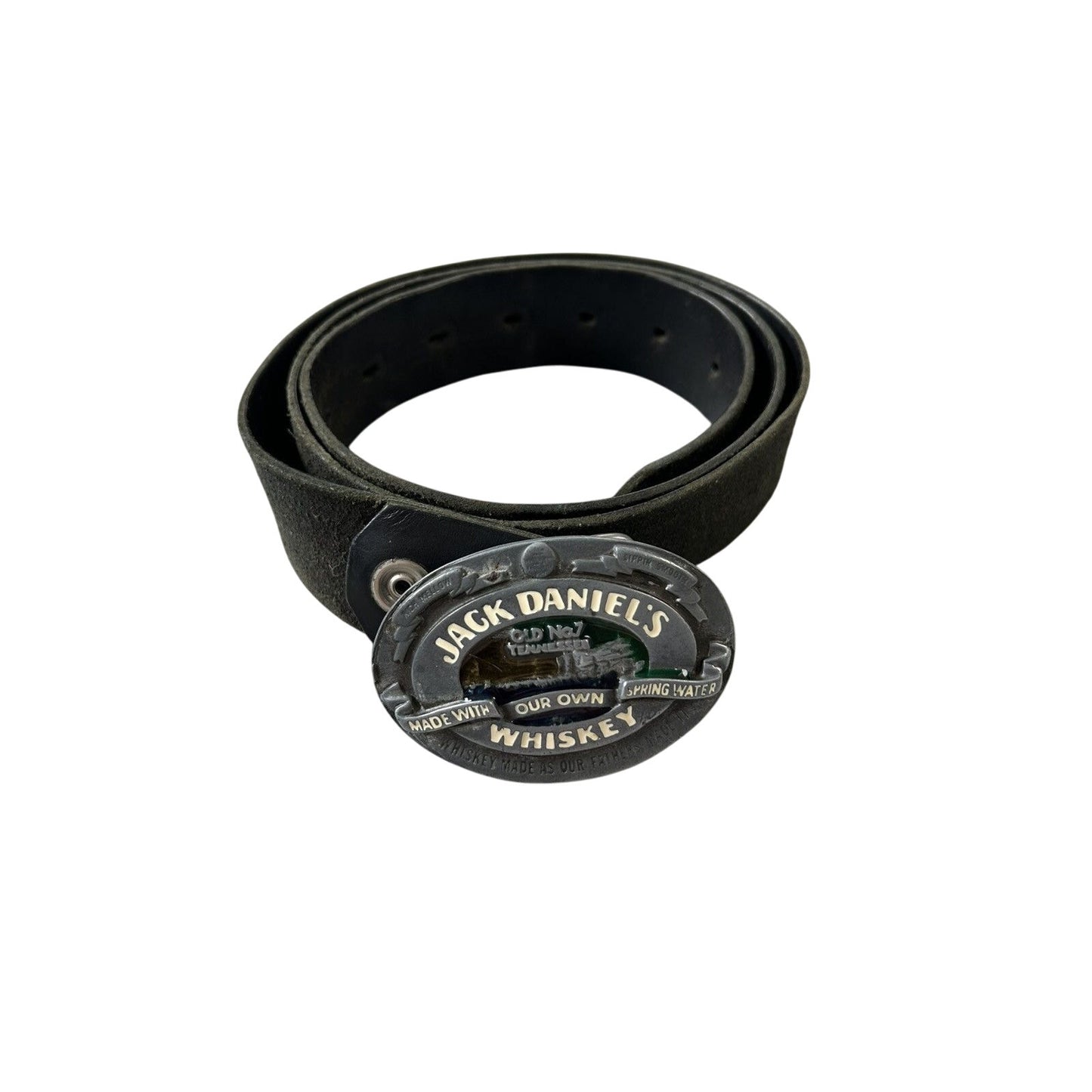 Jack Daniels belt vintage big buckle