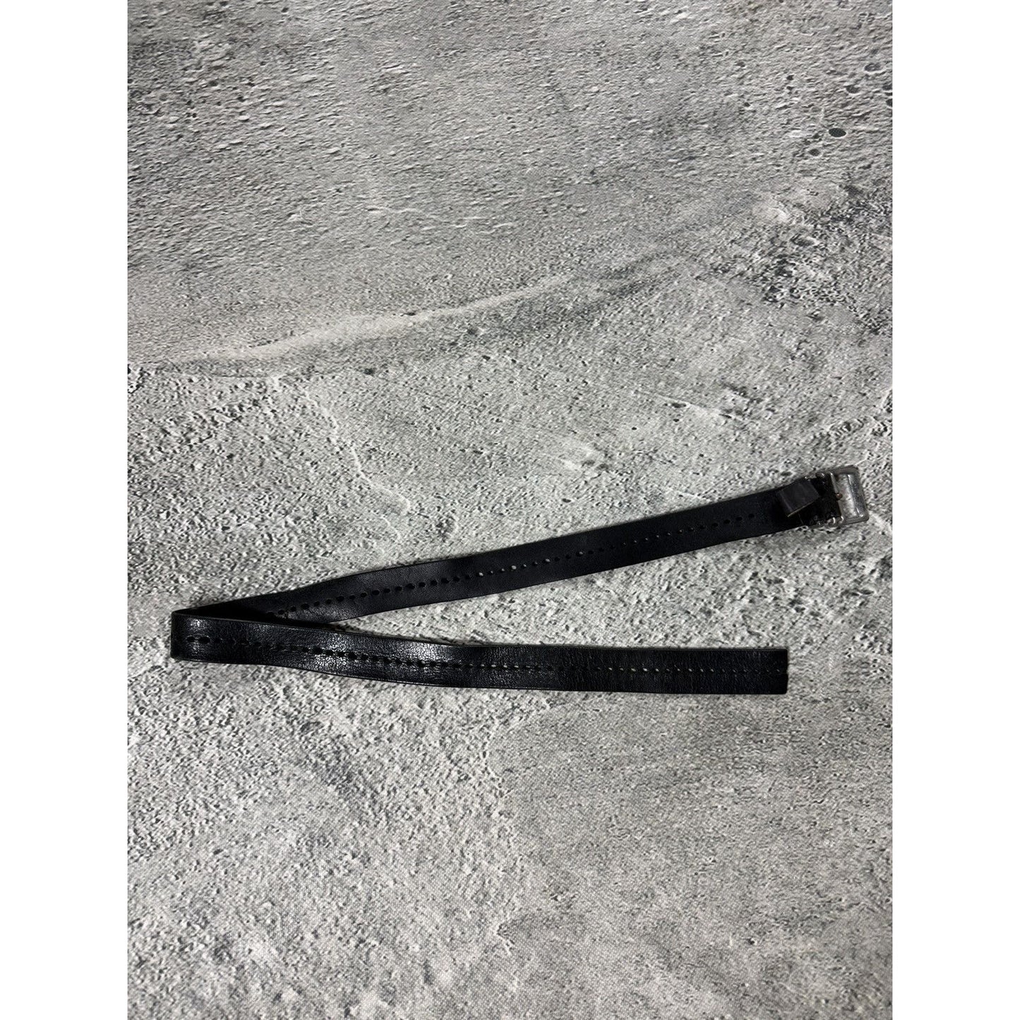 Diesel leather belt big buckle Y2K black basic gold silver