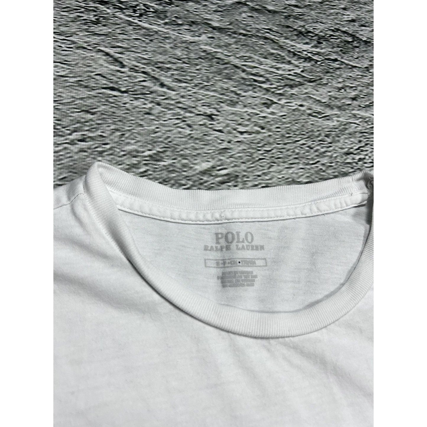 Polo Ralph Lauren vintage white T-shirt small pony navy