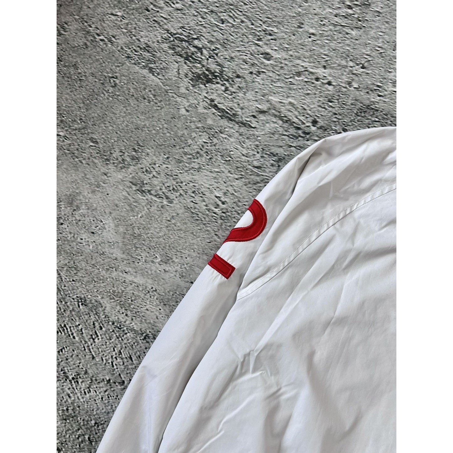 Chief Keef Polo Ralph Lauren bomber jacket England white