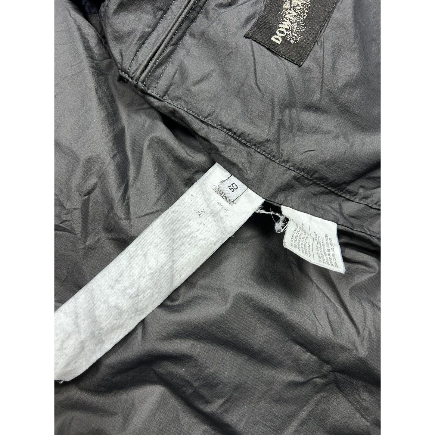 C.P. Company down jacket vest navy gillet archive with badge