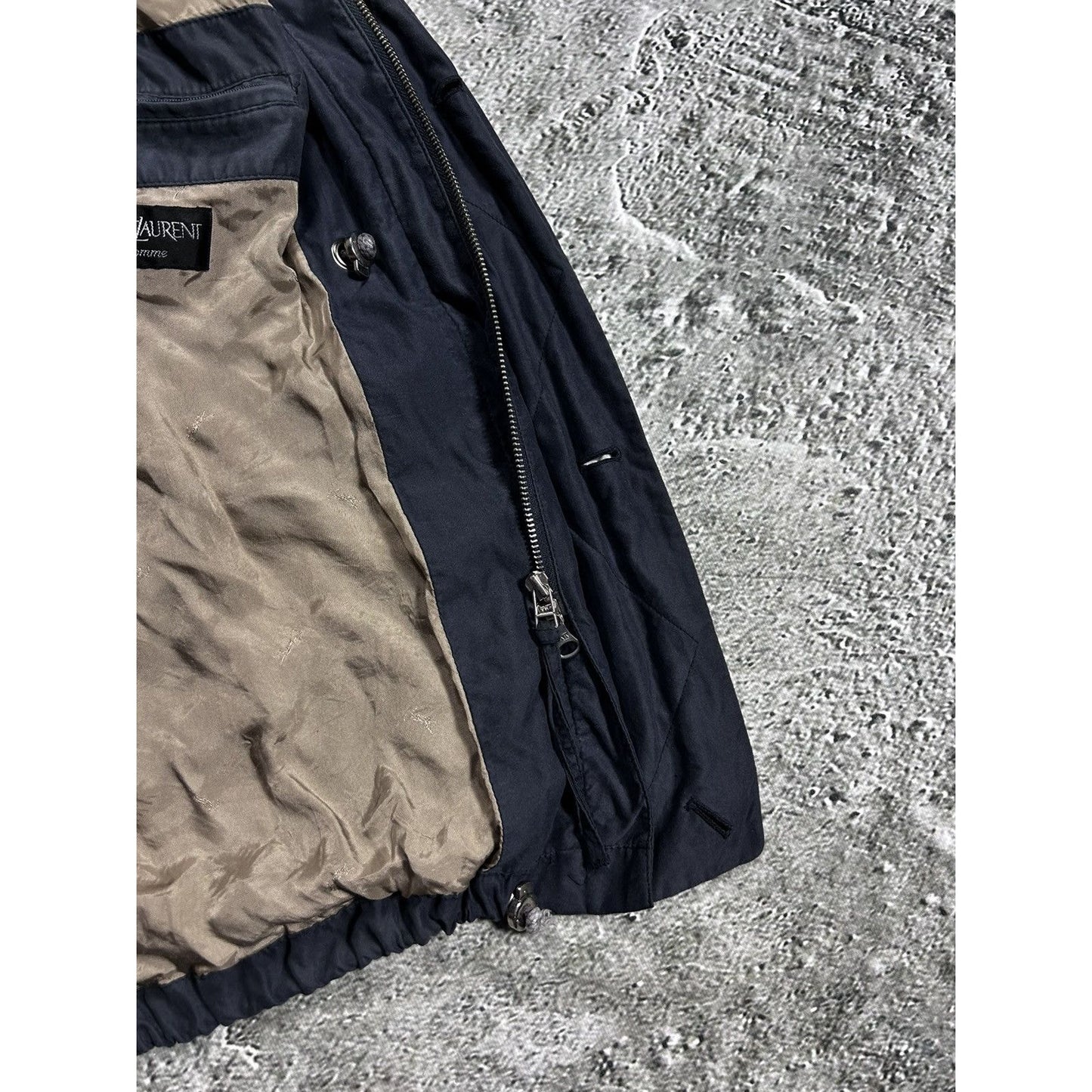 Yves Saint Laurent vintage navy coat