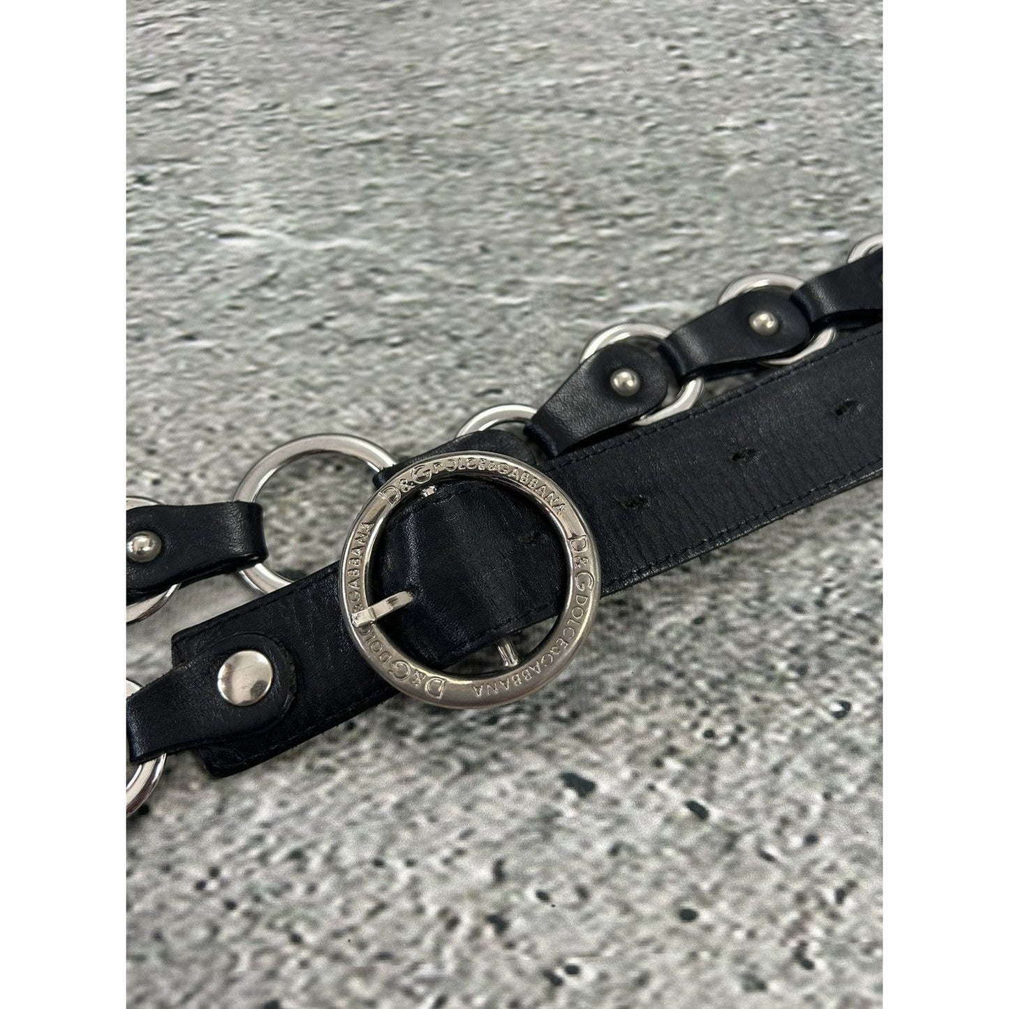 00s Dolce & Gabbana DG Logo Chain Belt Y2K