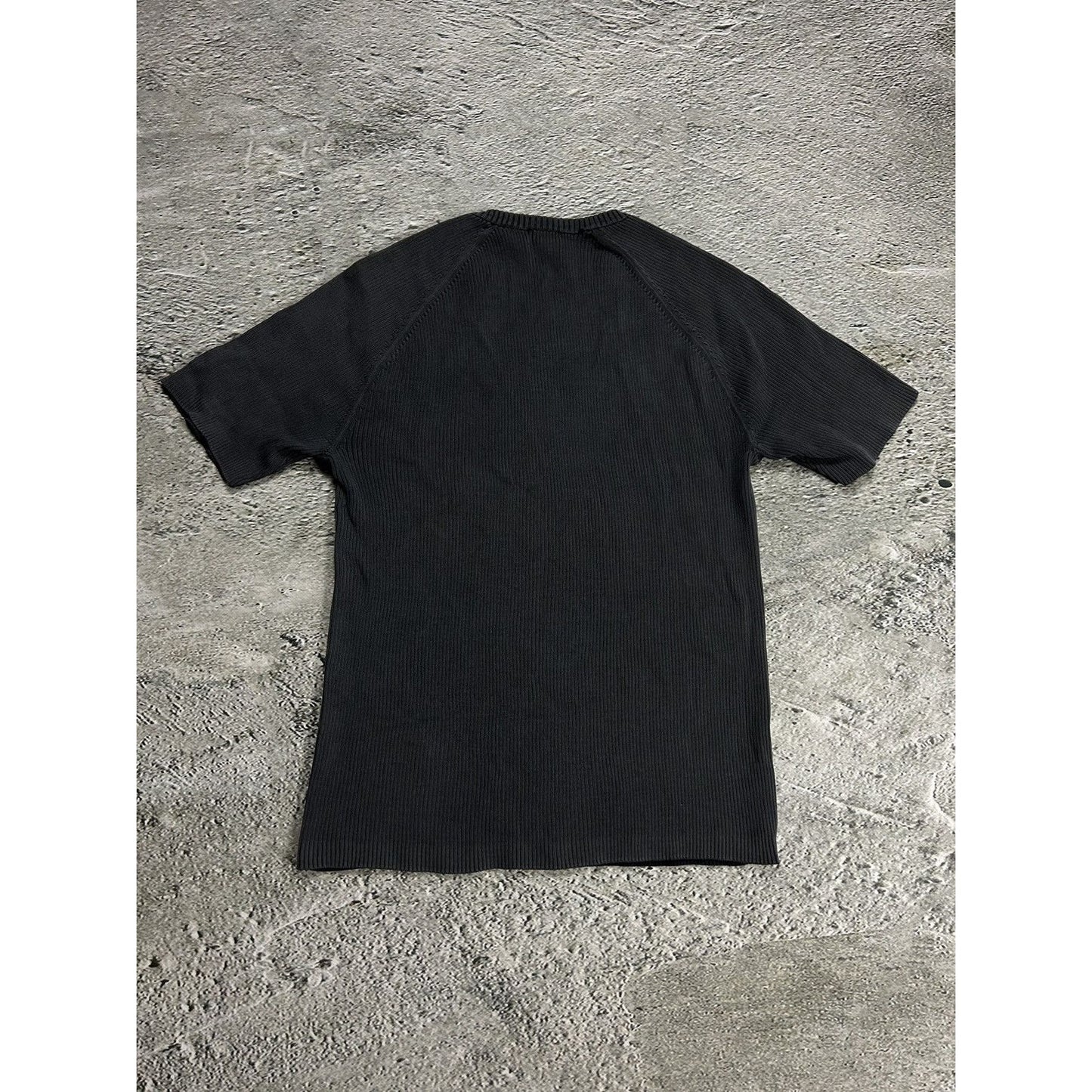 Armani Exchange grey T-shirt with zippers opium swag Y2K AX