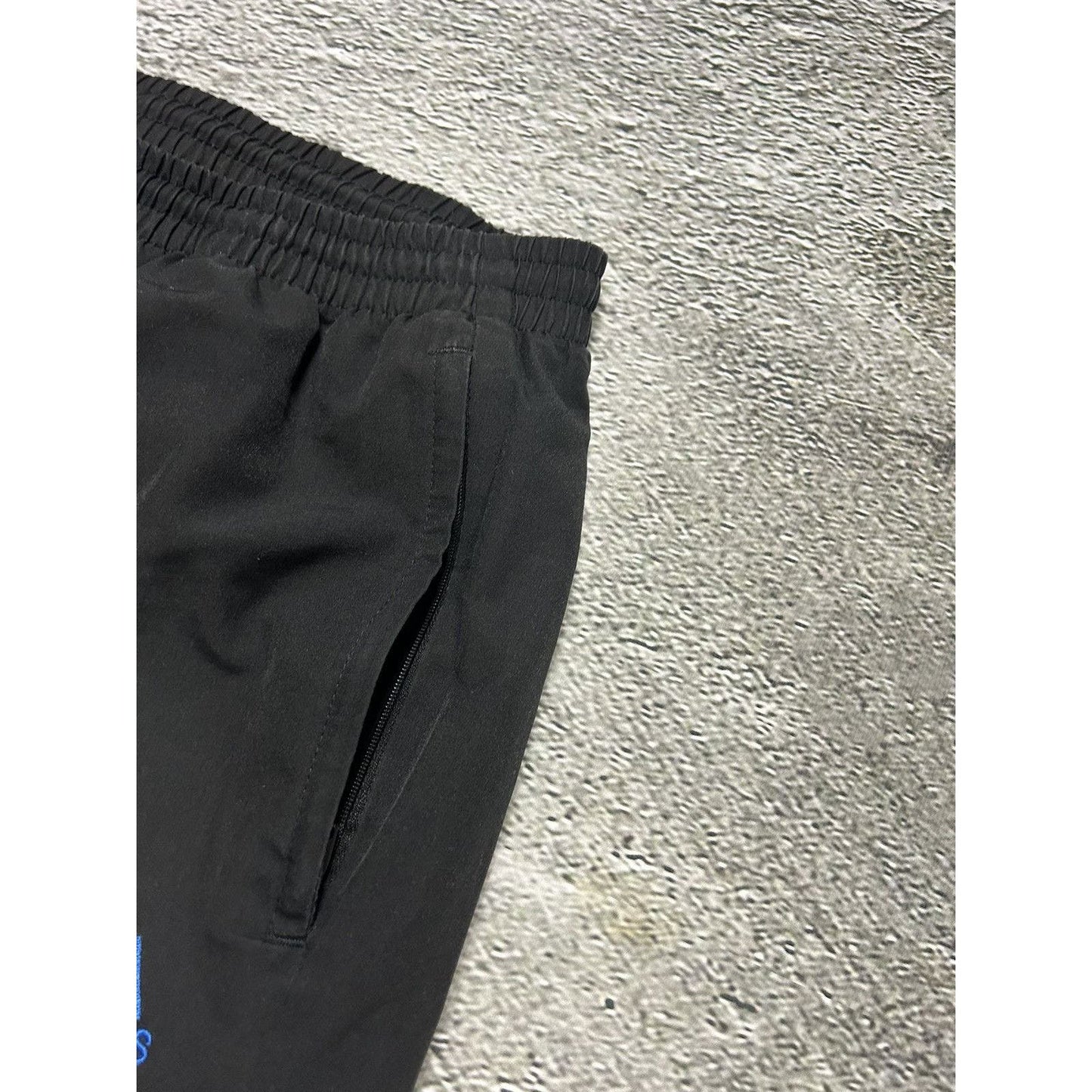 Adidas vintage black blue track pants small logo 2000s