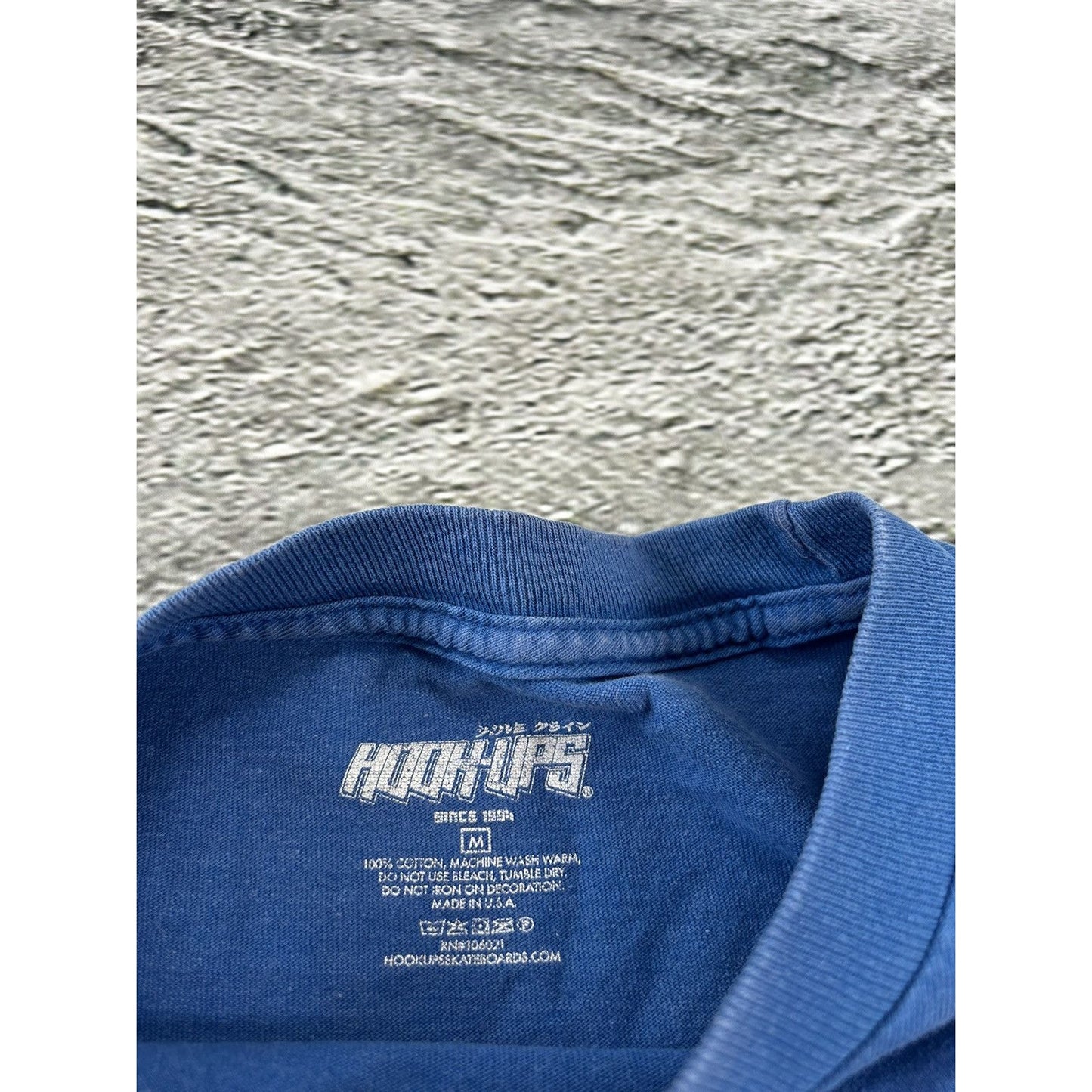 Hook-ups T-shirt blue hung fu high school vintage
