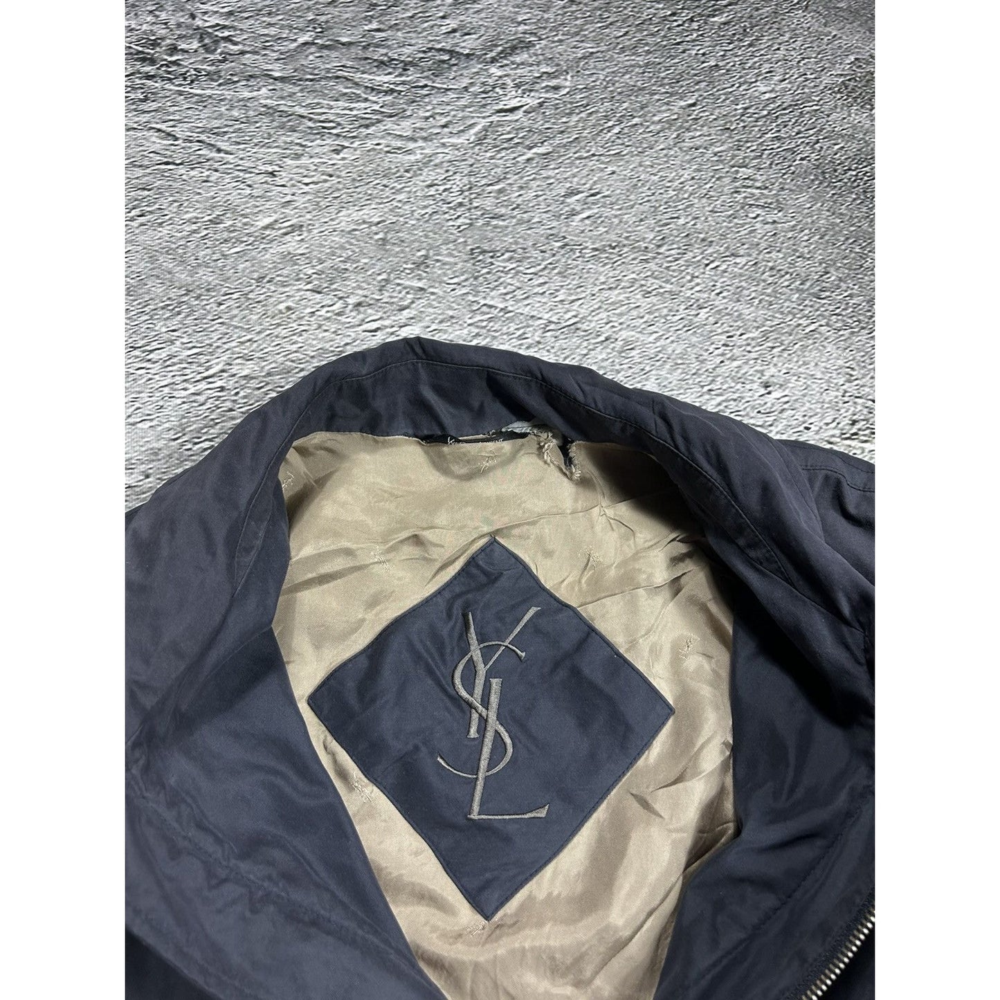 Yves Saint Laurent vintage navy coat