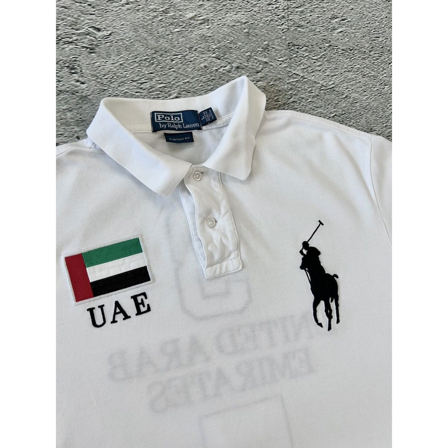Chief Keef Polo Ralph Lauren UAE vintage big pony white