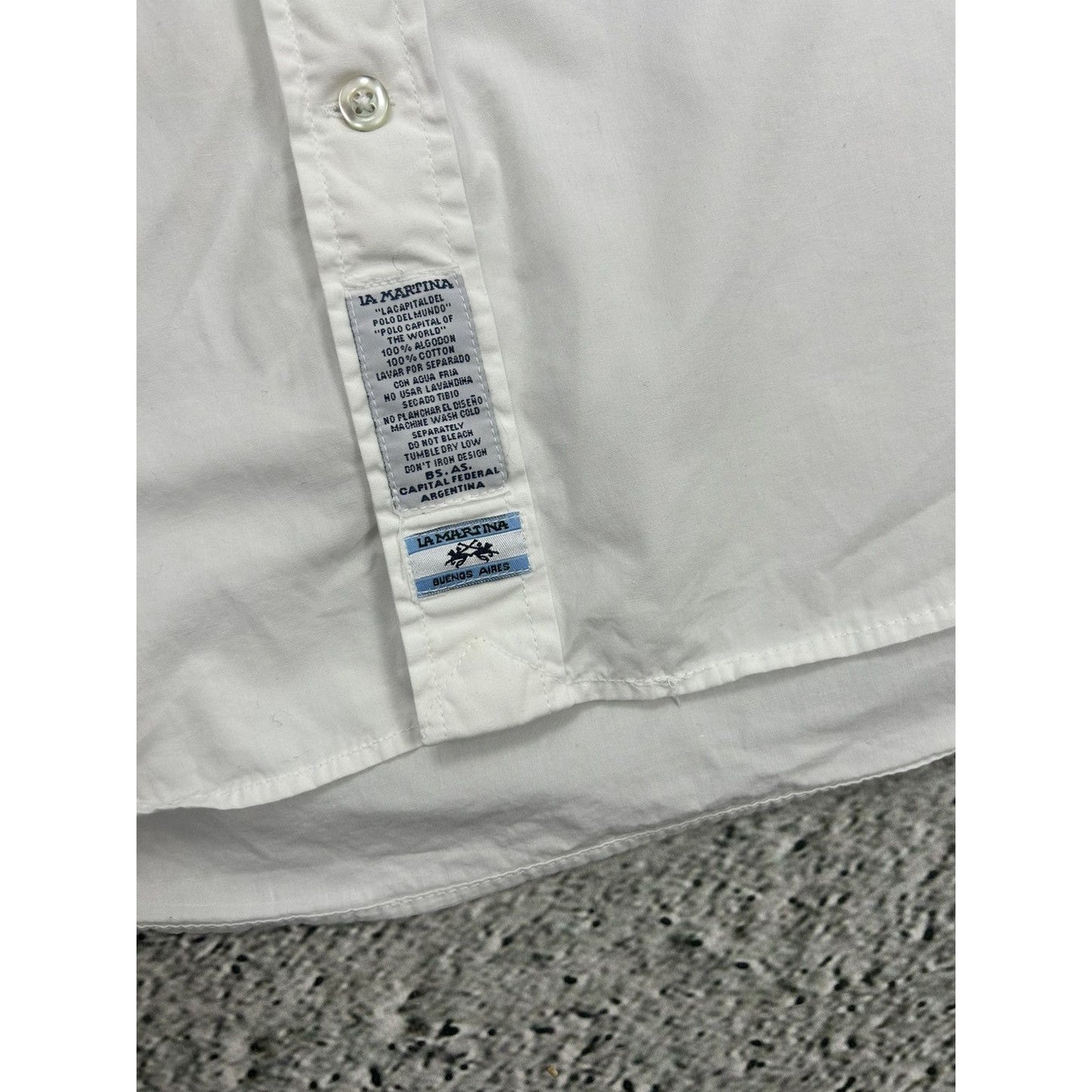 La Martina shirt longsleeve white Chief Keef Polo Argentina