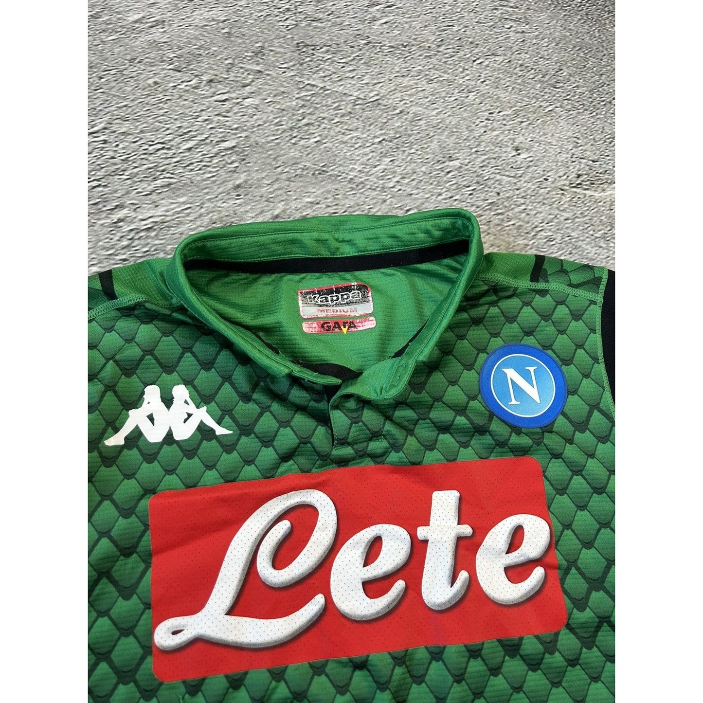 Napoli Kappa Jersey Goalkeeper green snake rare 2018 19