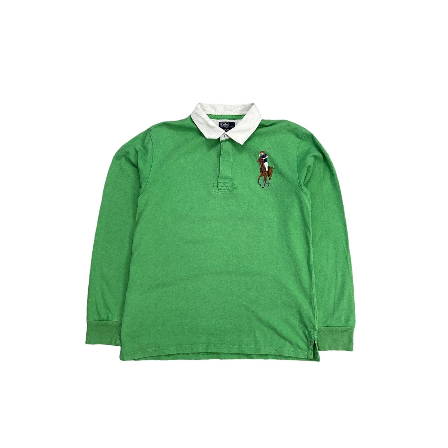 Polo Ralph Lauren vintage longsleeve rugby green big pony