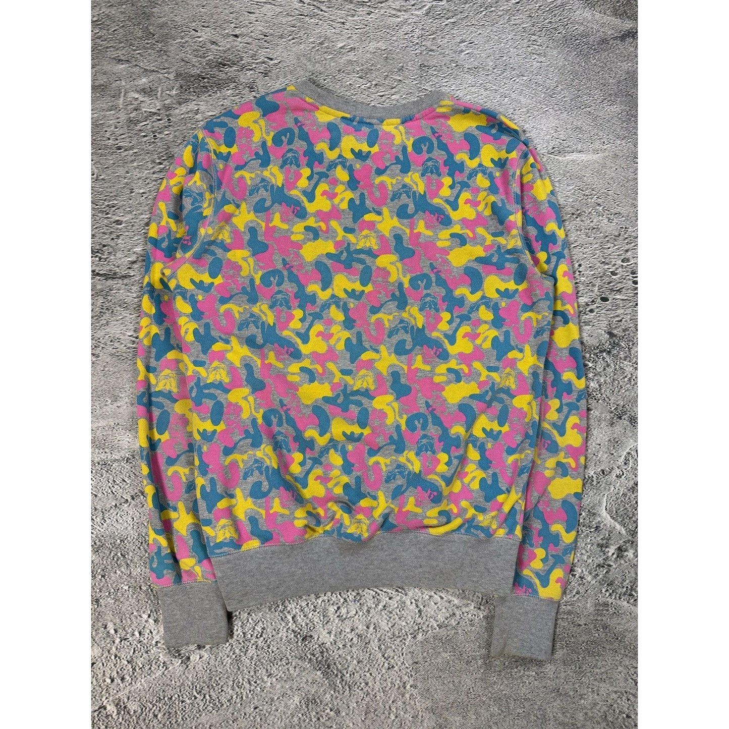 Evisu sweatshirt multicolor camo Bape style Y2K