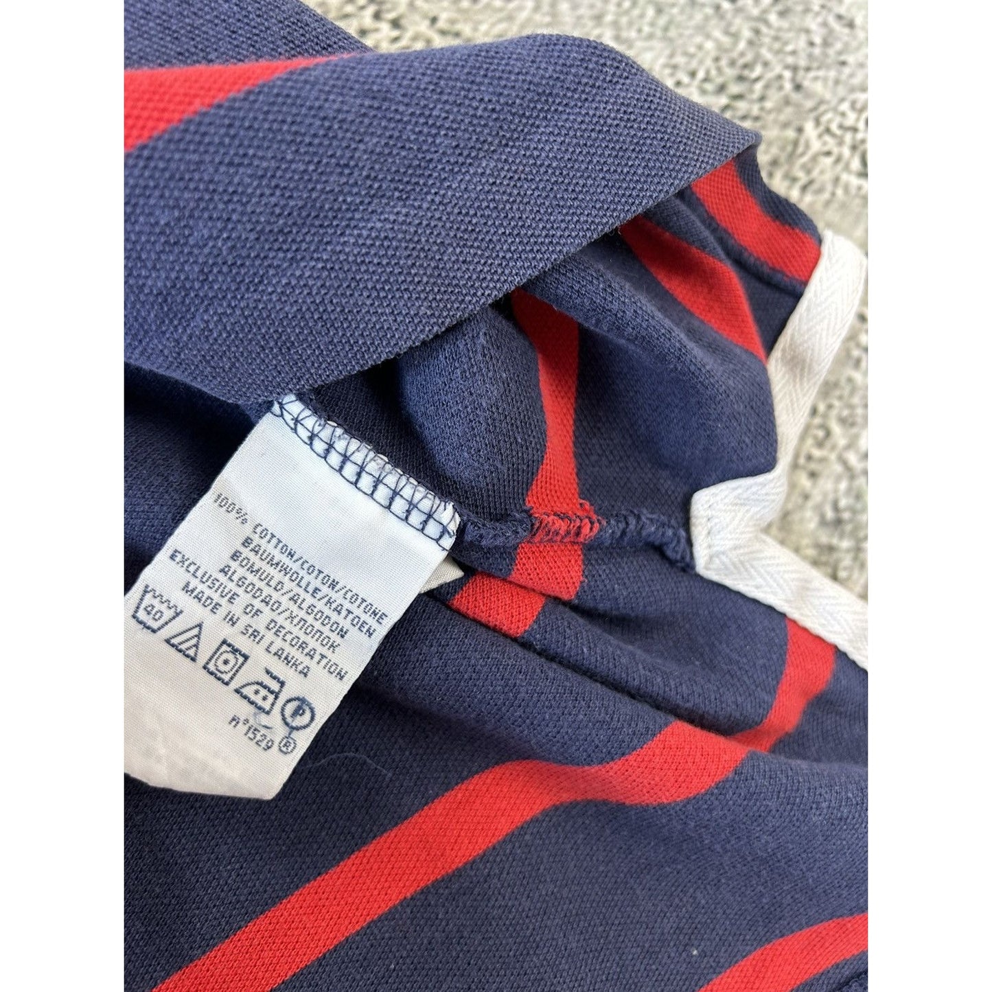 Chief Keef Polo Ralph Lauren navy red striped big pony