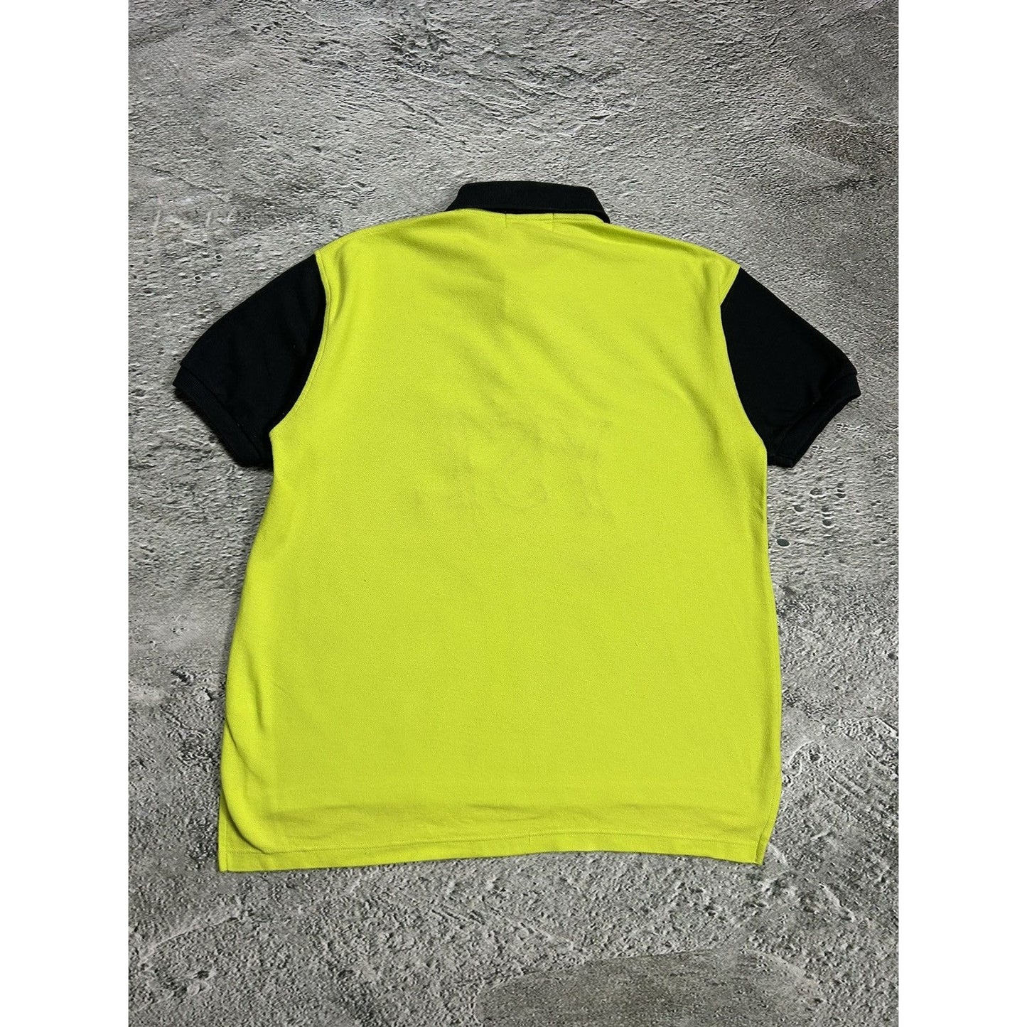YSL Yves Saint Laurent polo vintage big logo spell out shirt