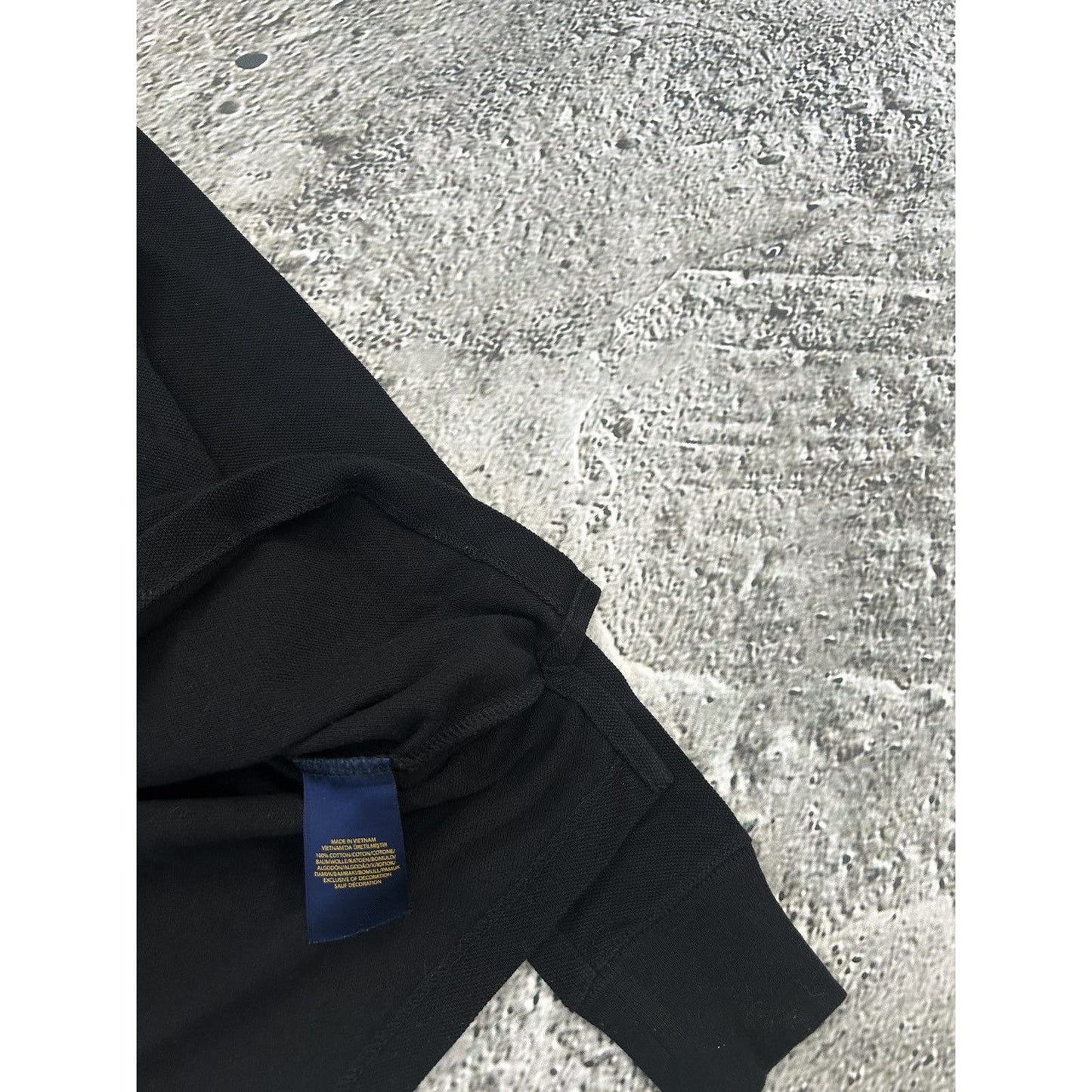 Chief Keef Polo Ralph Lauren vintage longsleeve rugby black big pony