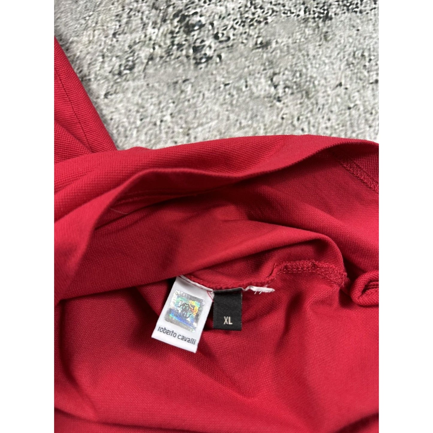 Roberto Cavalli polo shirt red