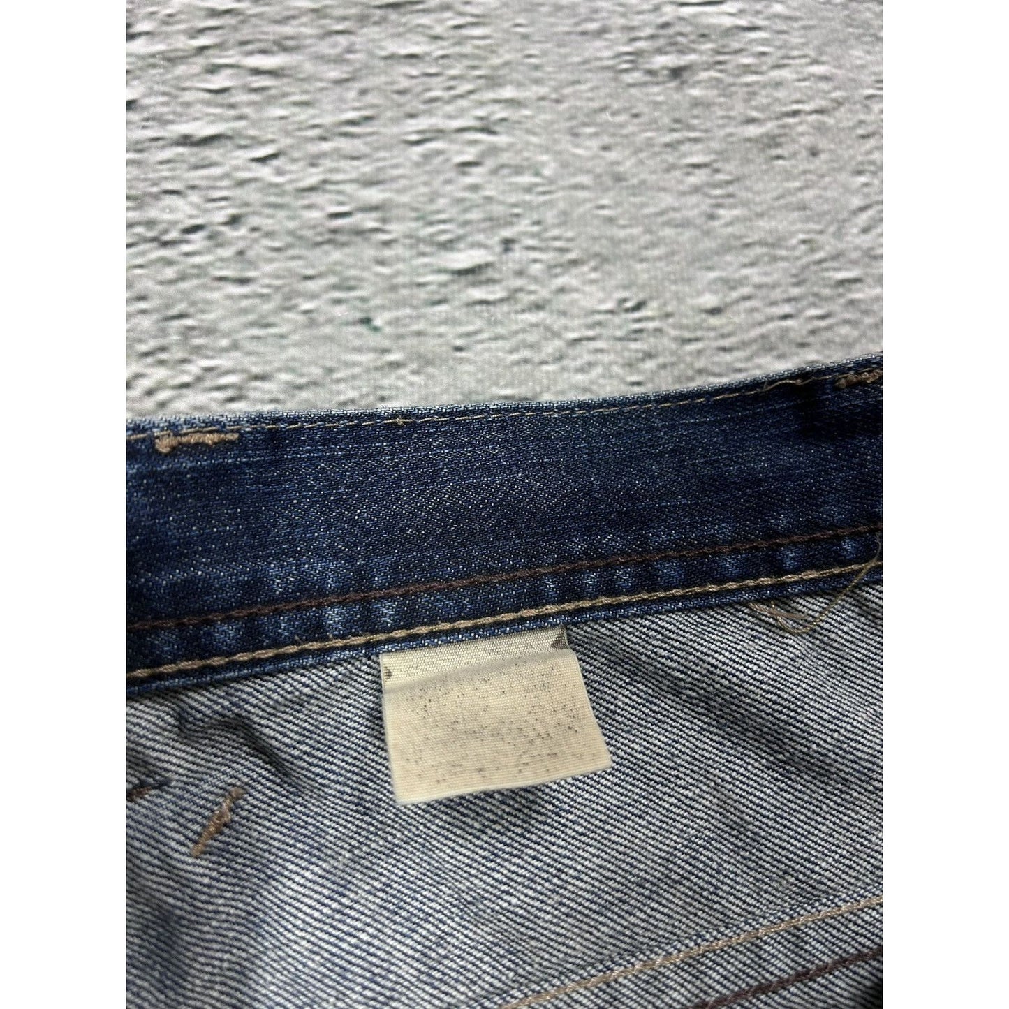 Pelle Pelle vintage navy blue jeans Y2K baggy denim big logo