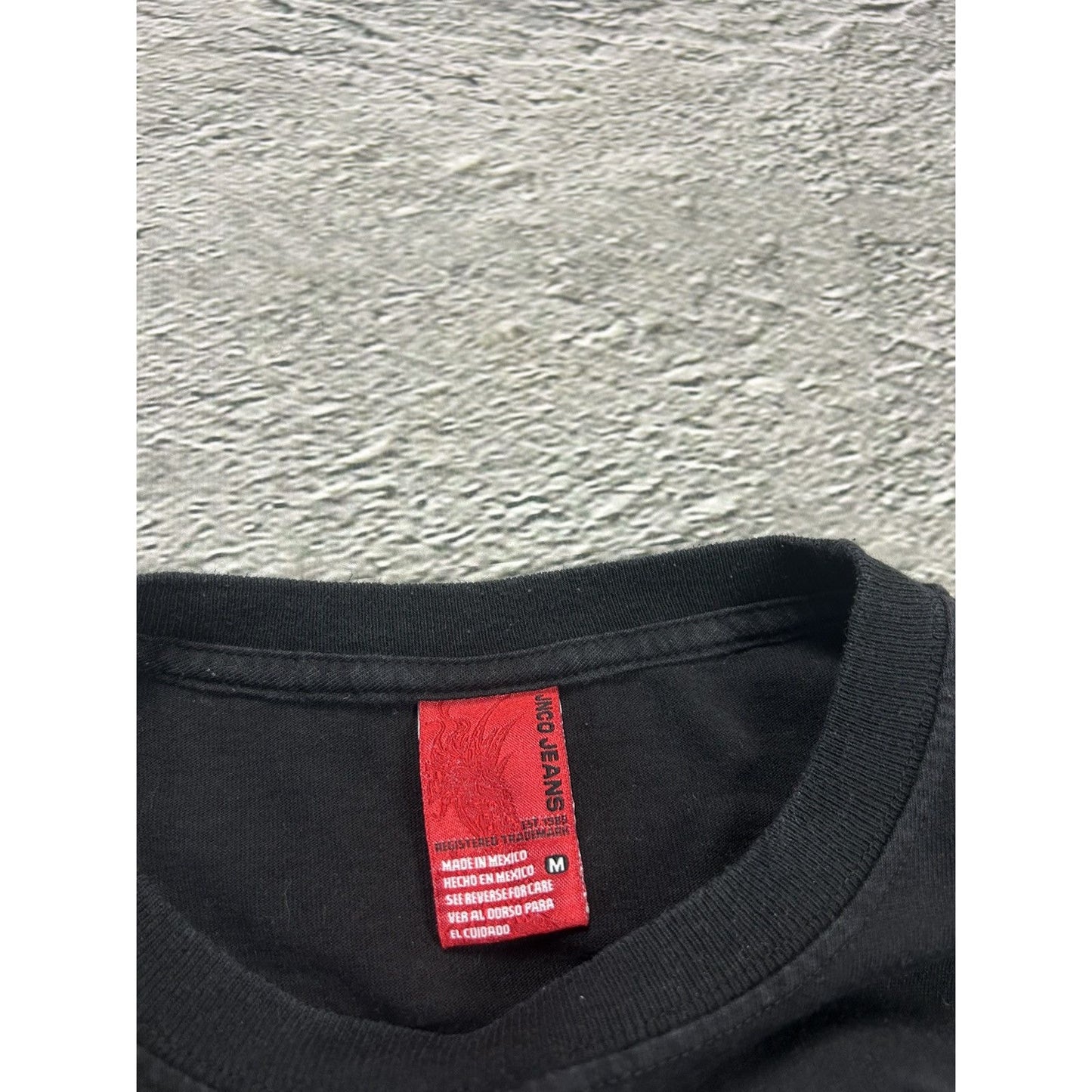Vintage JNCO Long Sleeve Shirt black camo Jeans