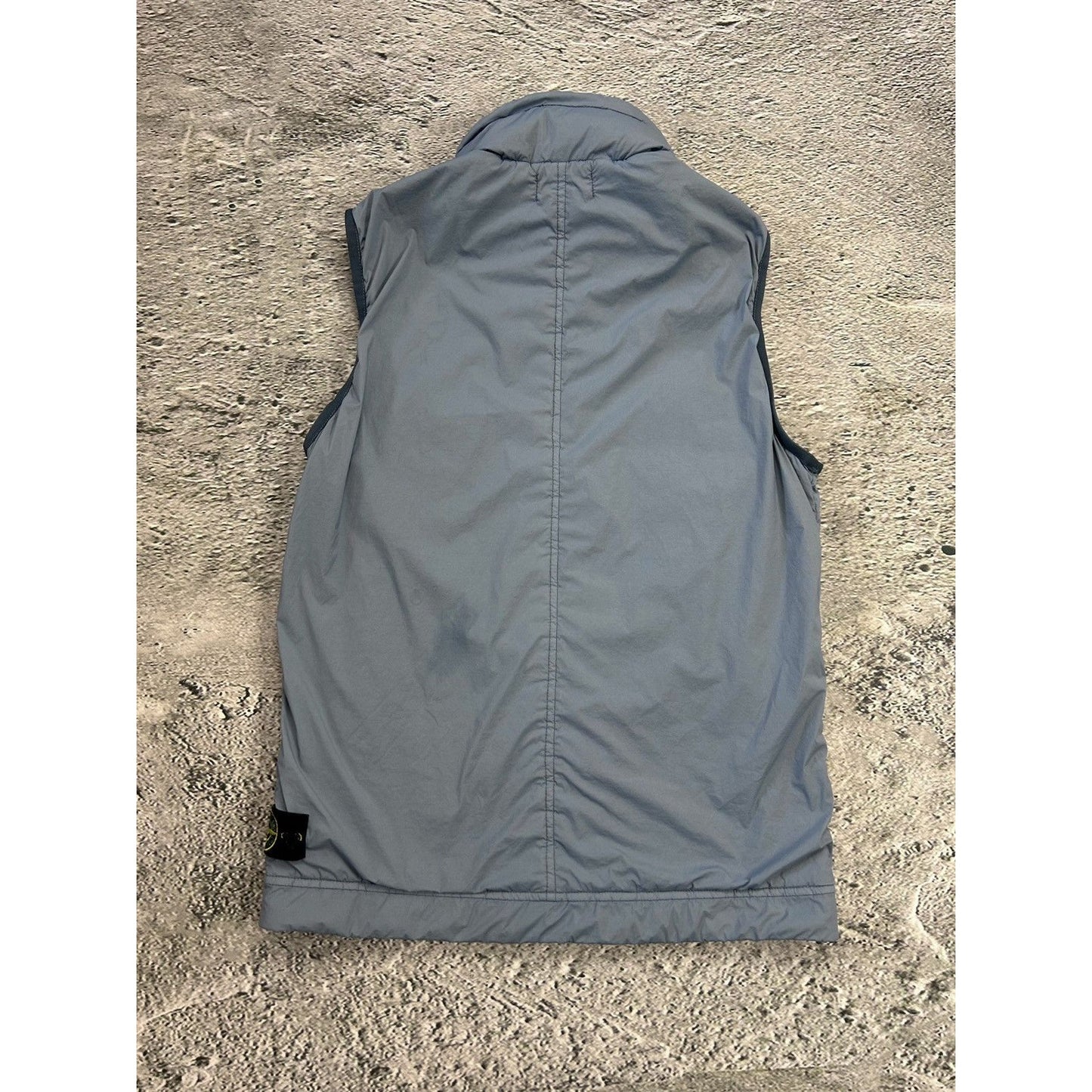 Stone Island vest baby blue gillet with badge