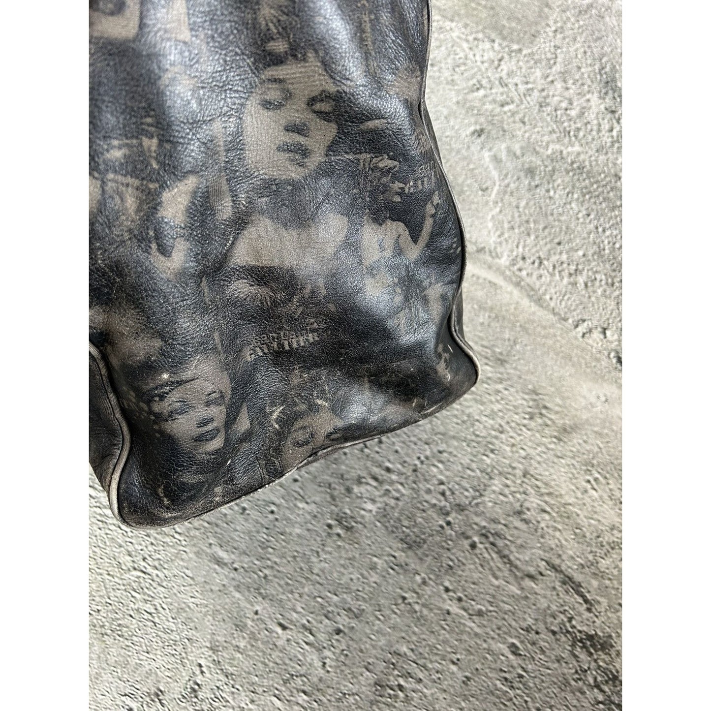 Jean Paul Gaultier Duffle Bag Leather Fullprint