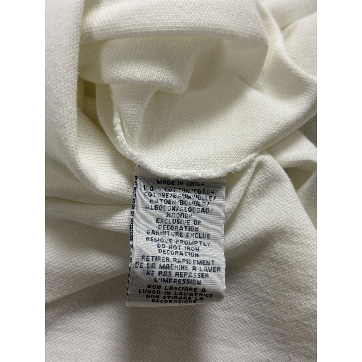 Chief Keef Polo Ralph Lauren vintage white triple pony