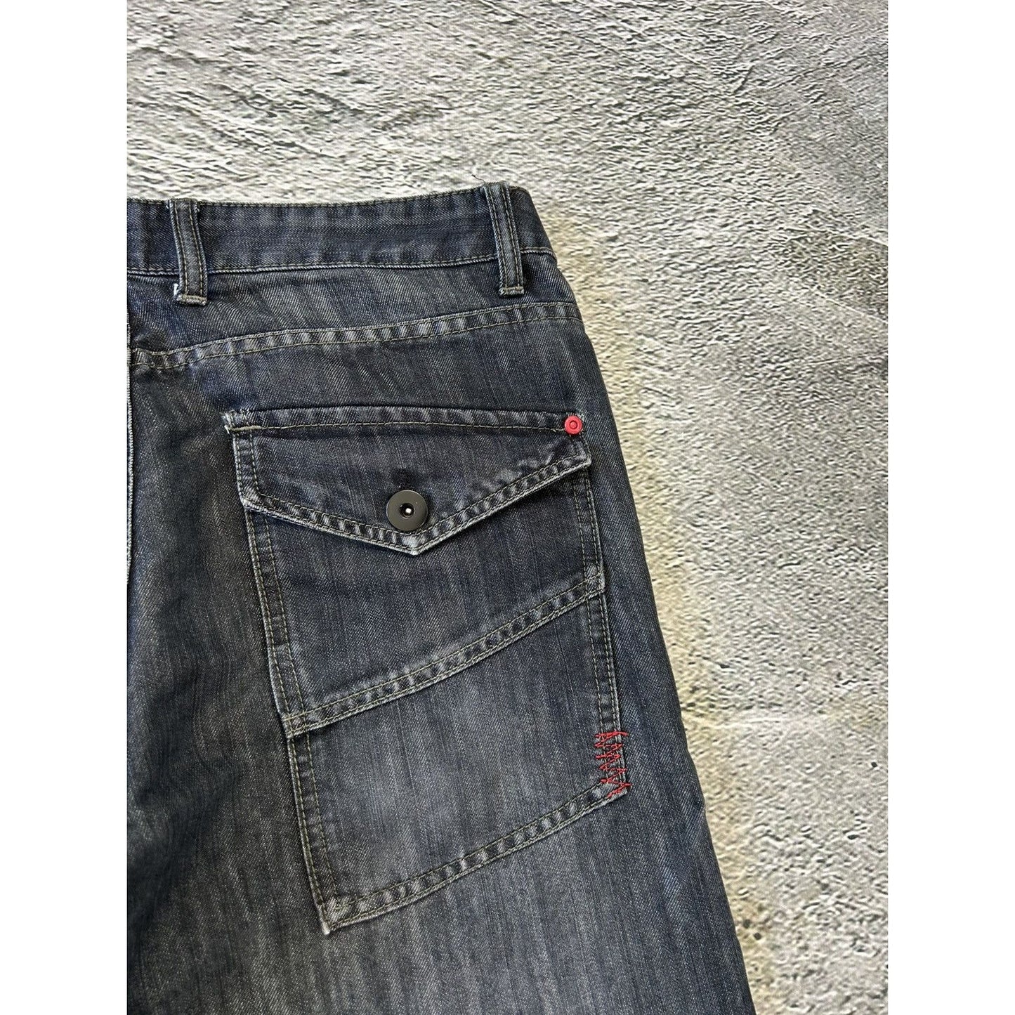 Y2K baggy jeans vintage black
