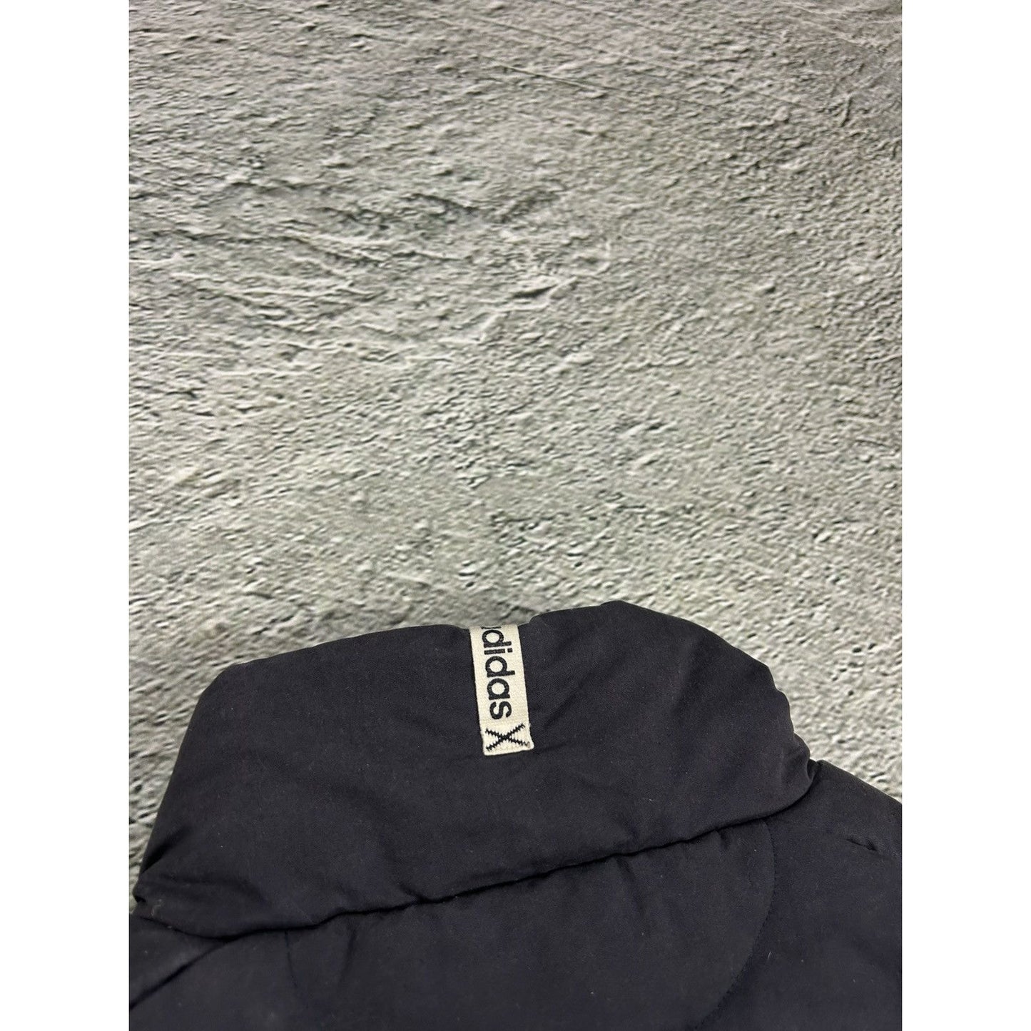 Adidas vest grey vintage drill Y2K padded