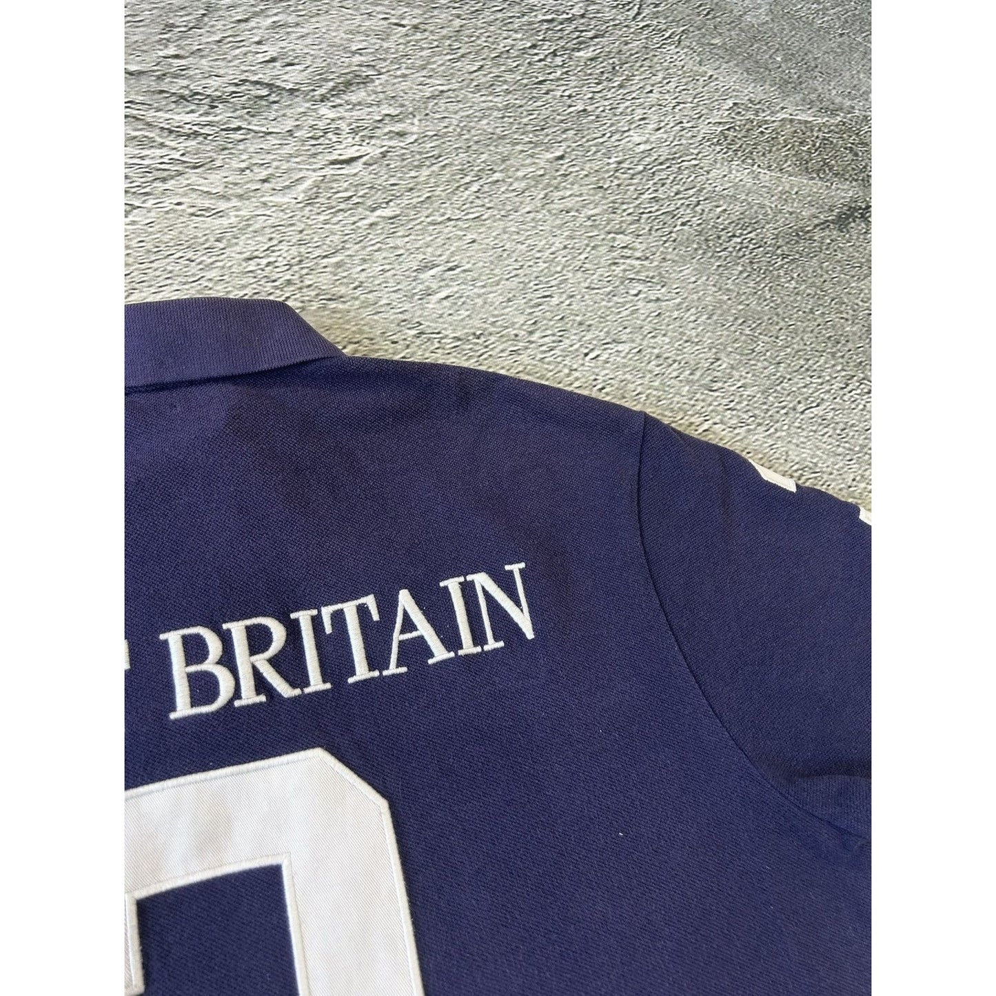 Chief Keef Polo Ralph Lauren Great Britain vintage navy red