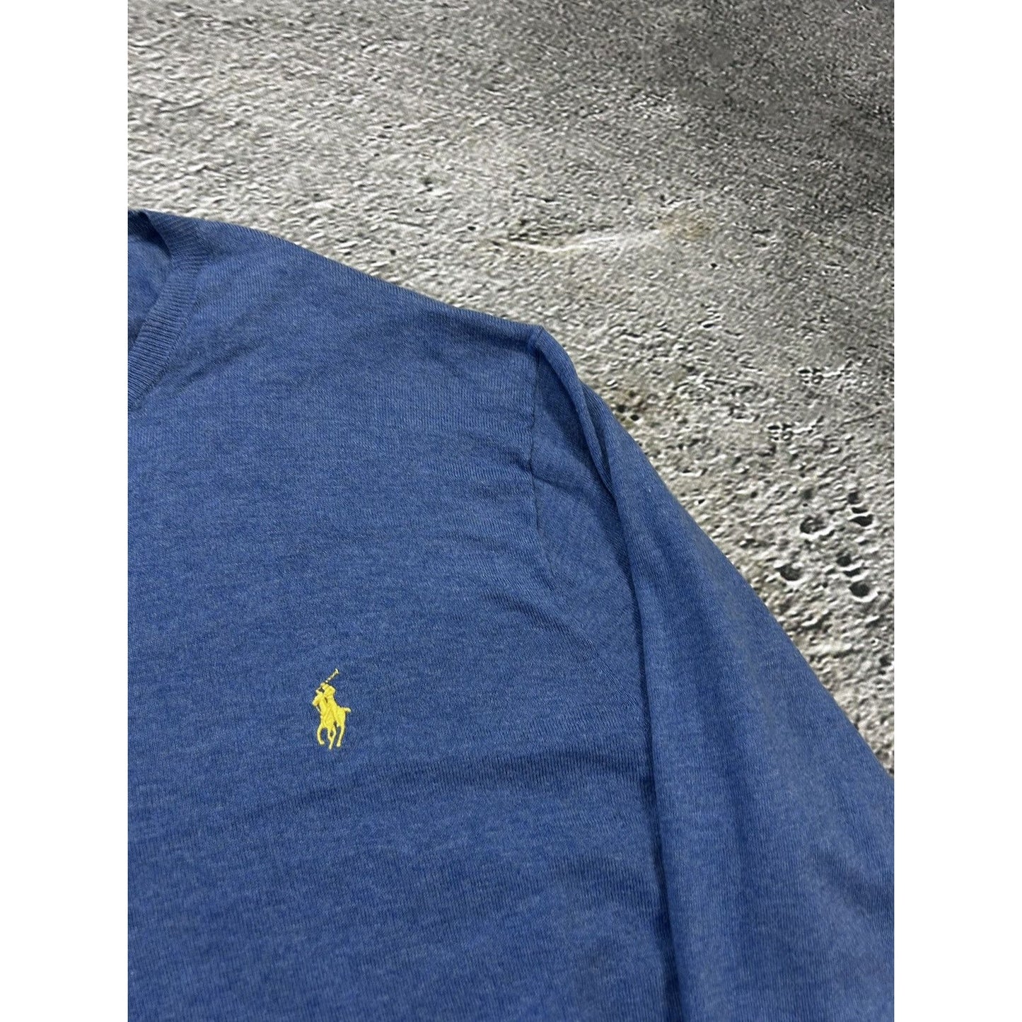 Polo Ralph Lauren vintage blue sweater cotton